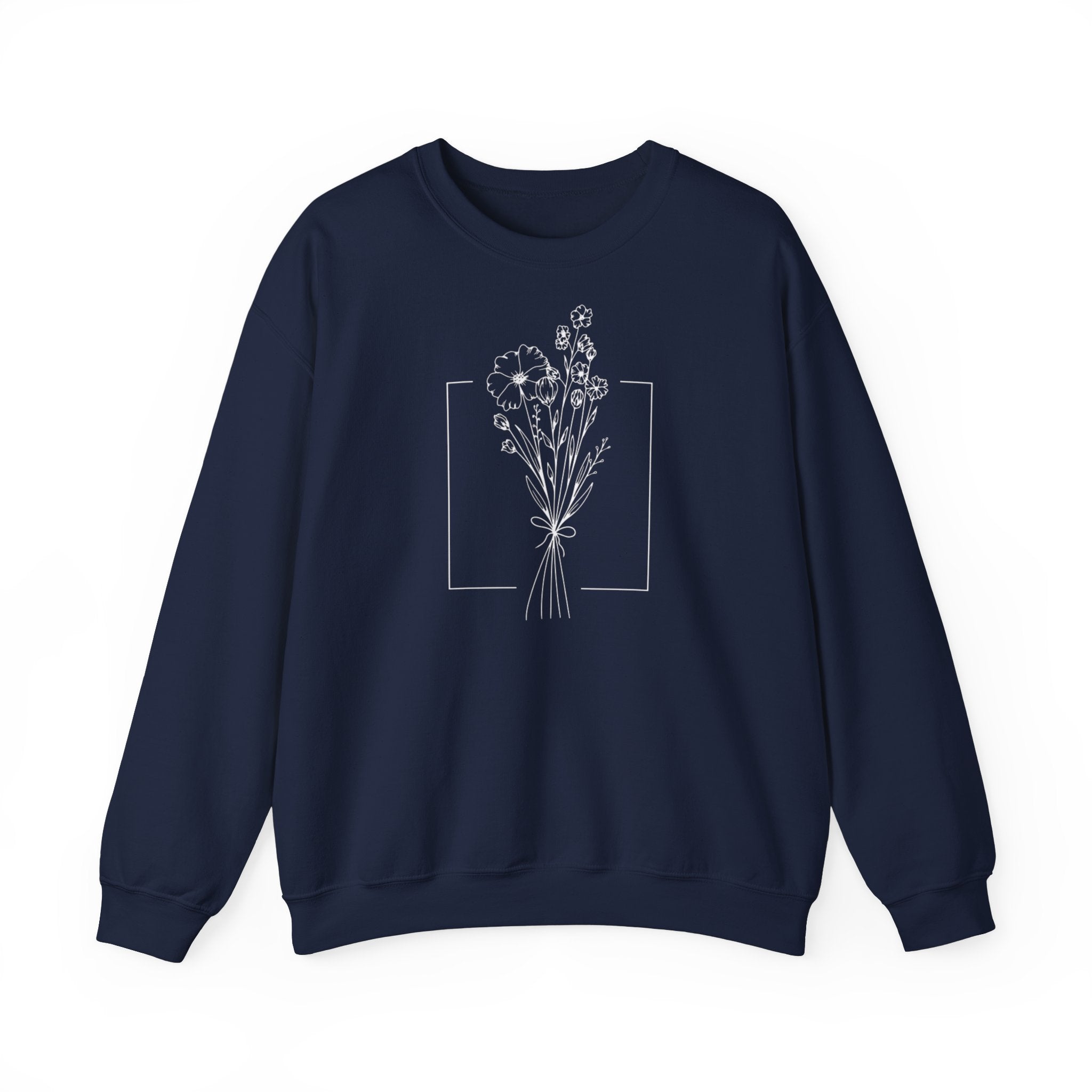 Sweat Fleurs en cadre