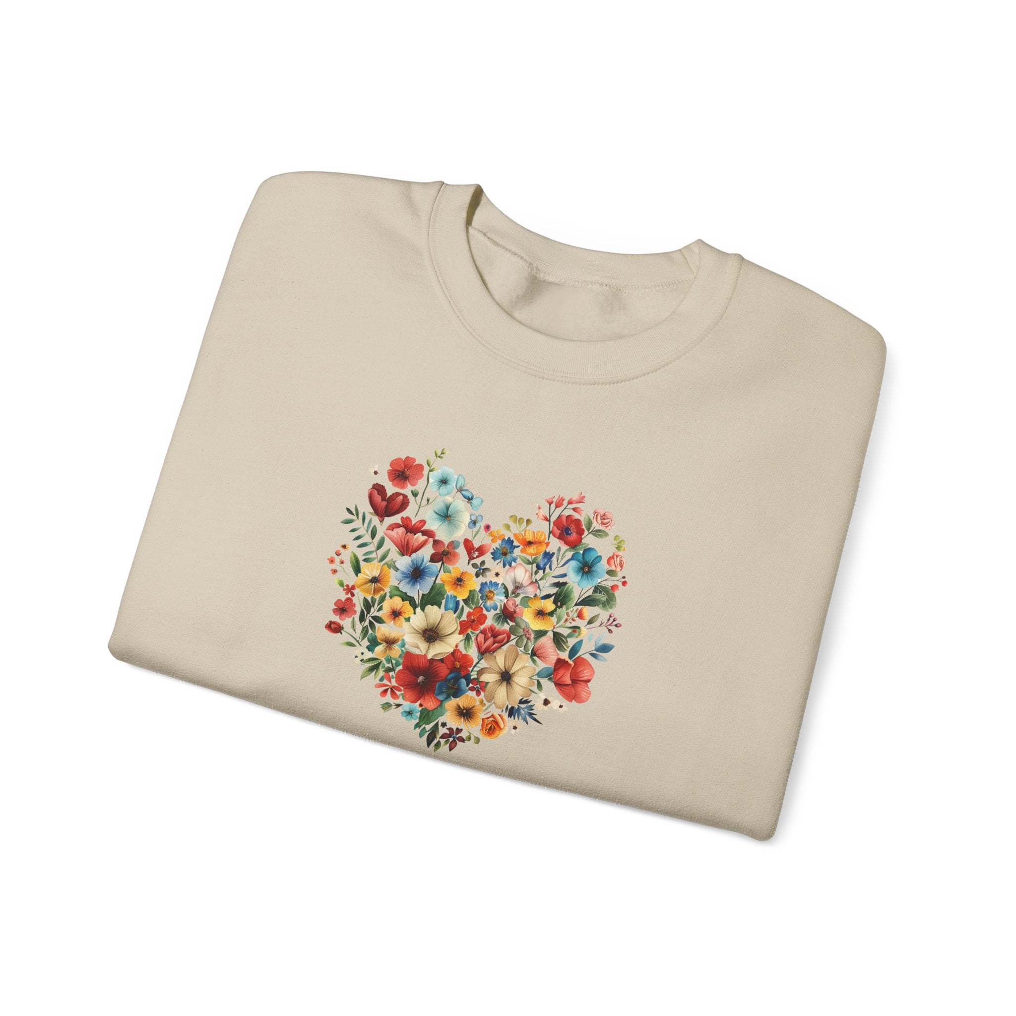 Sweat Cœur de fleurs