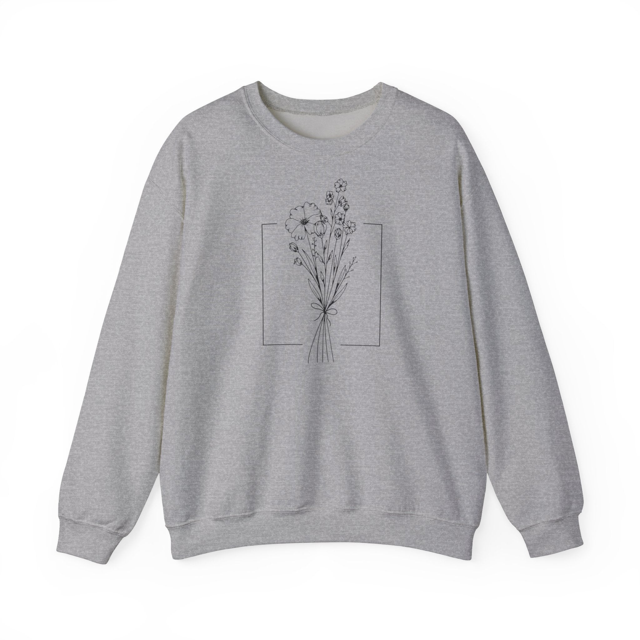 Sweat Fleurs en cadre