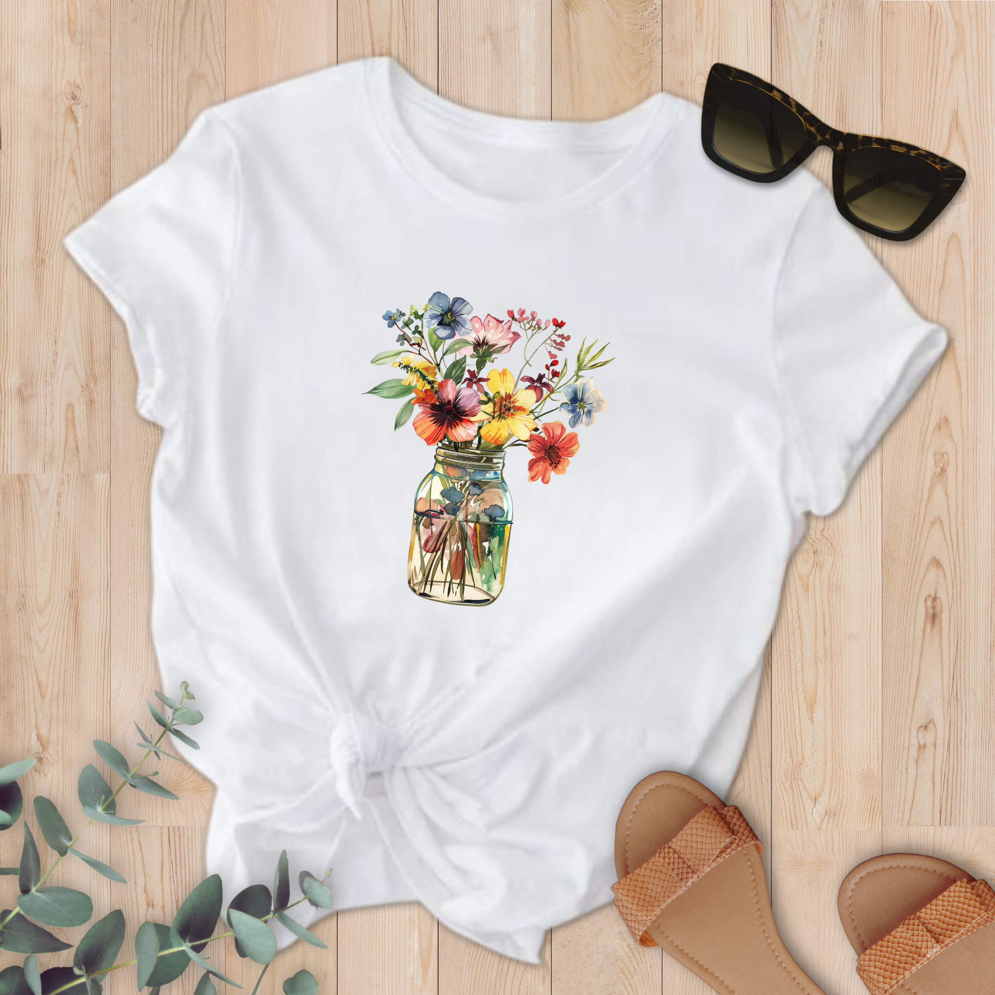 T-shirt Bouquet de fleurs sauvages