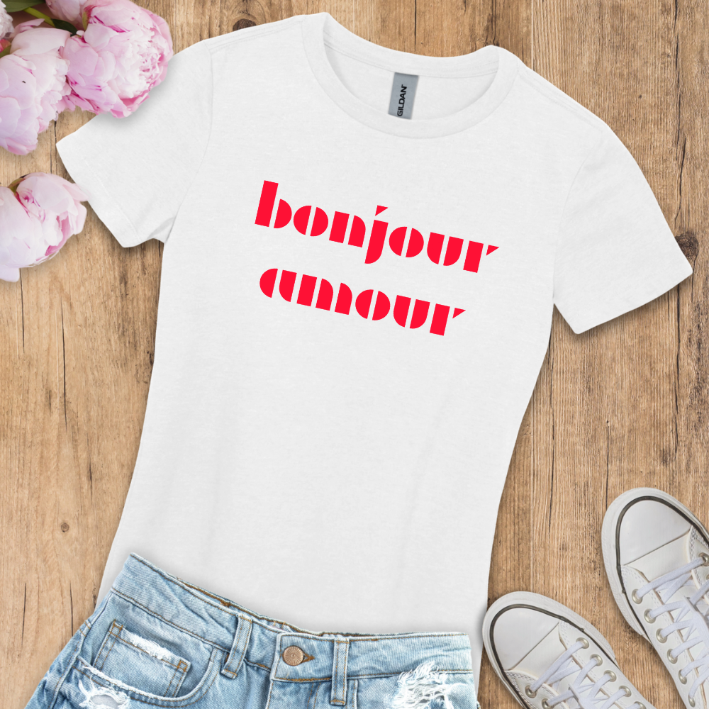T-shirt Bonjour Amour