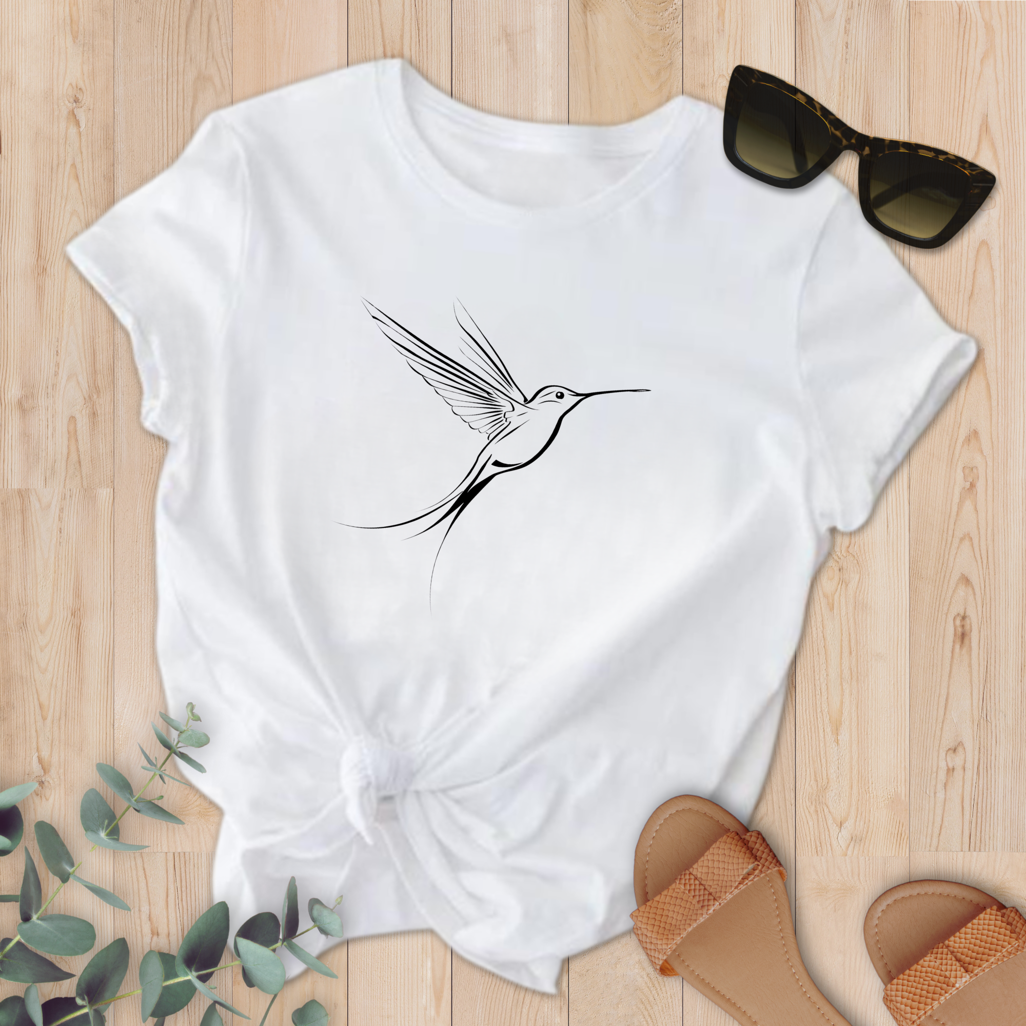 T-shirt Colibri esquissé