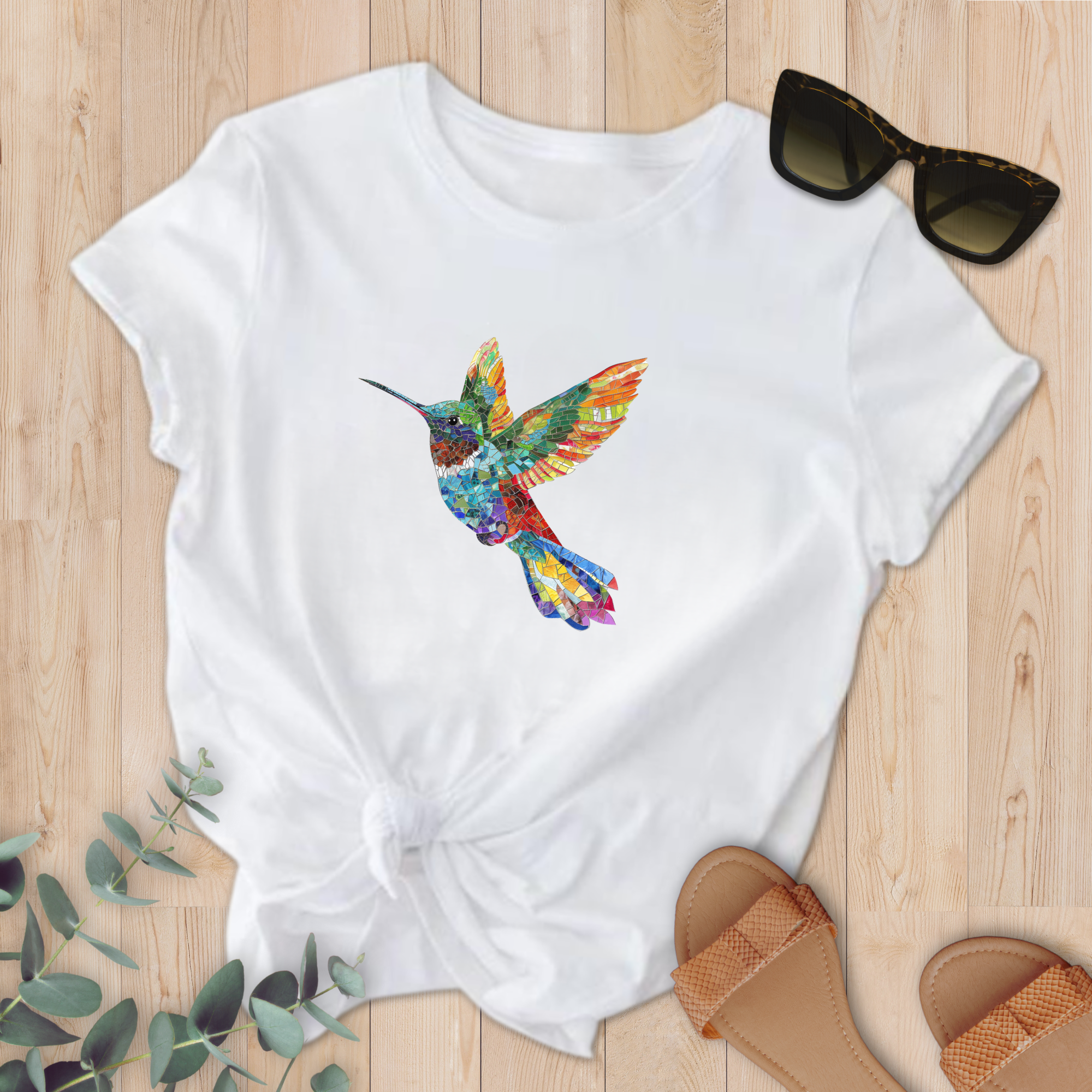 T-shirt Colibri mosaïque