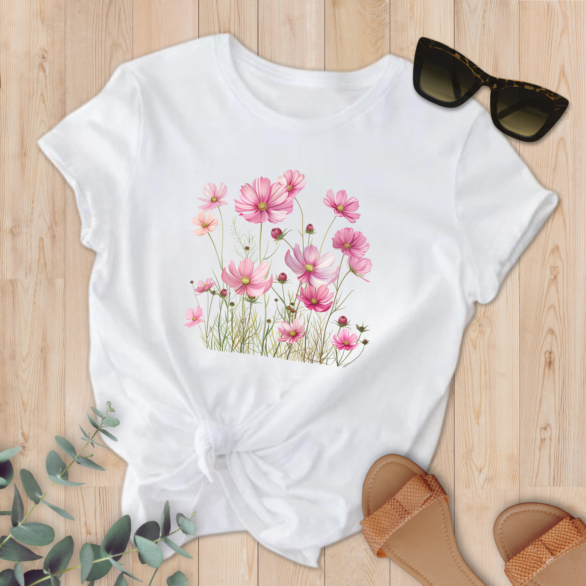 T-shirt Cosmos Rose