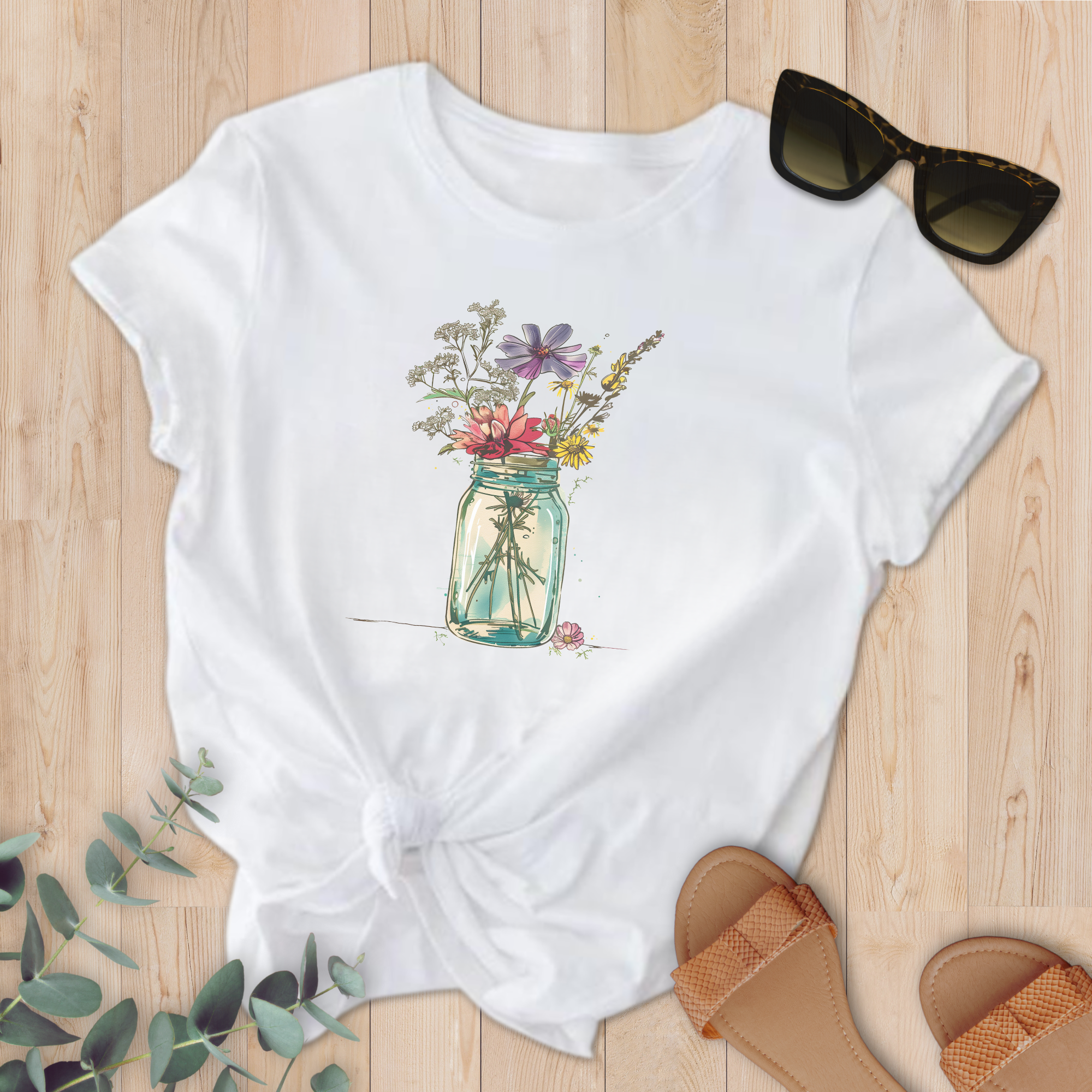 T-shirt Bouquet de fleurs