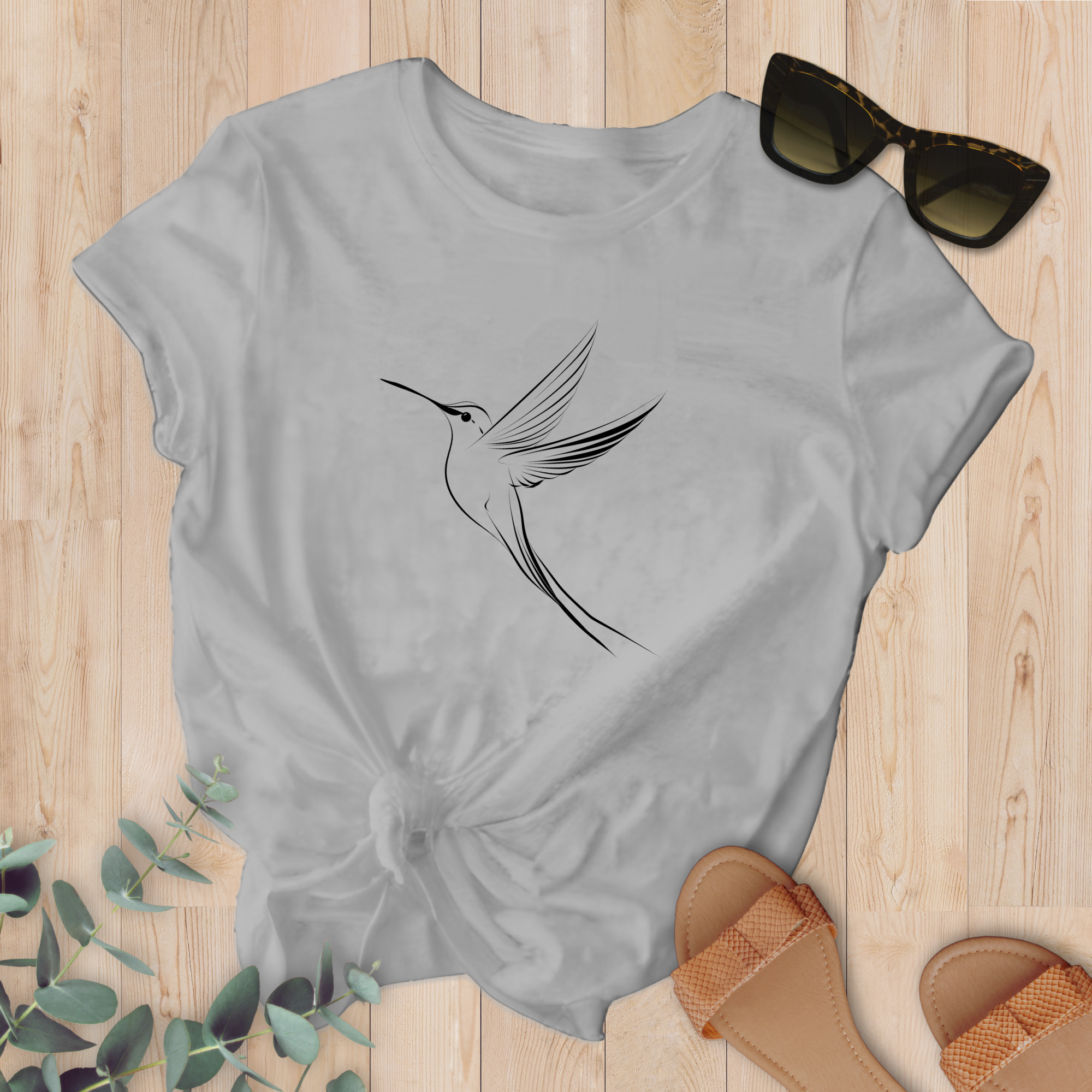 T-shirt Colibri stylisé