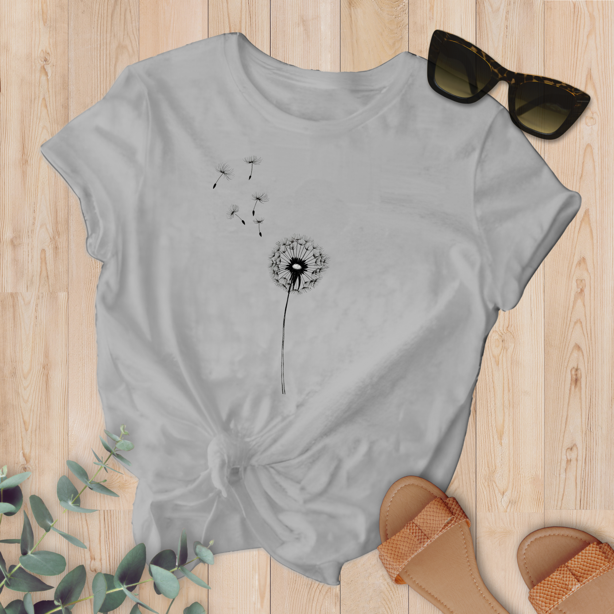 T-shirt Pissenlit stylisé