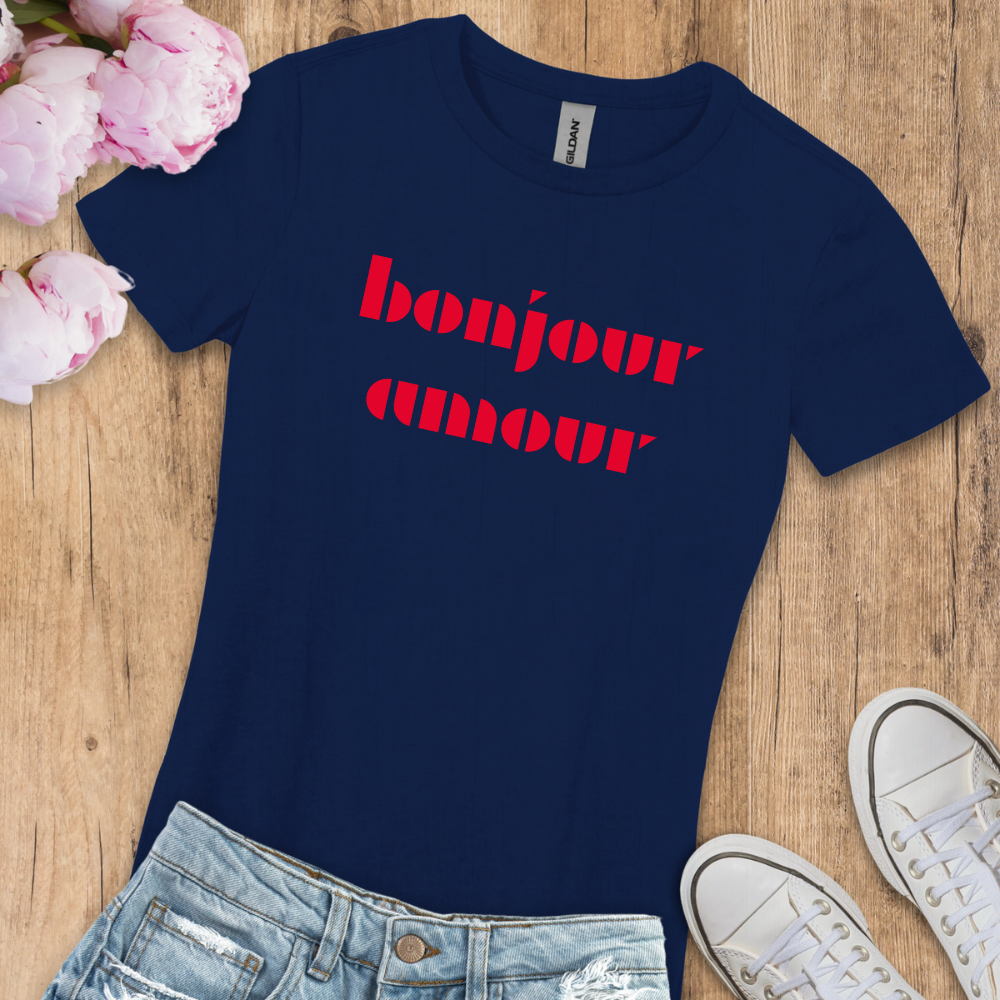T-shirt Bonjour Amour