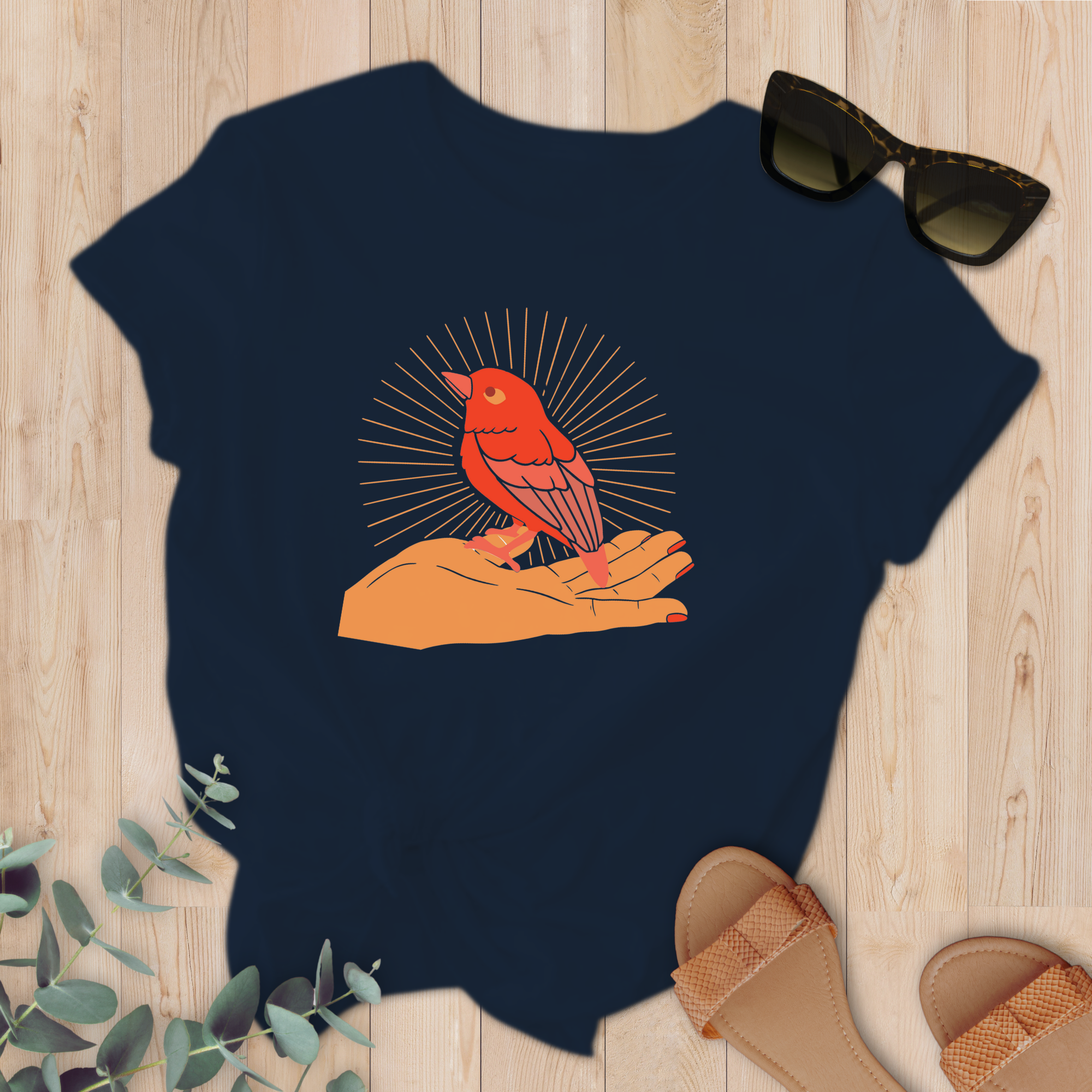 T-shirt Joli Bird