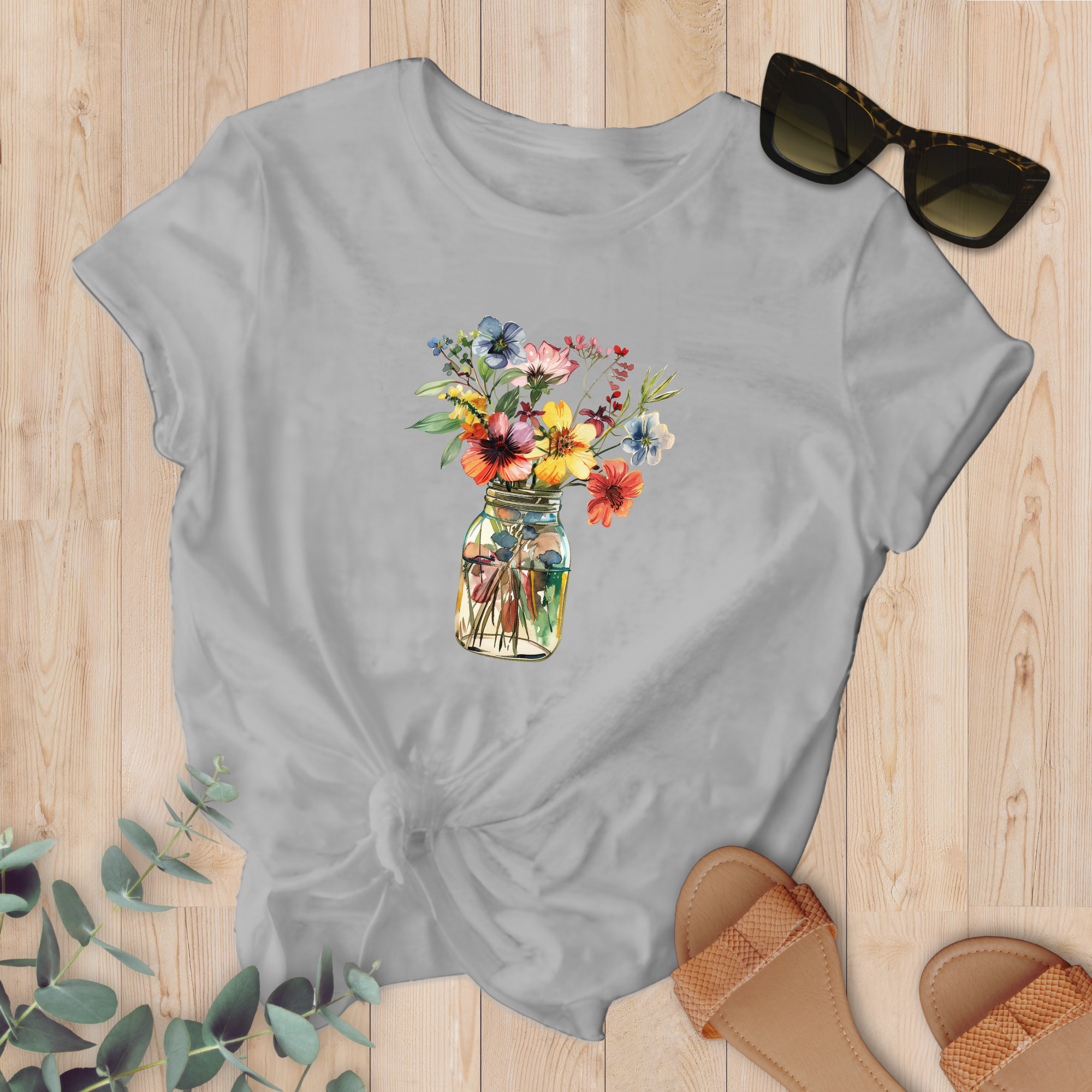 T-shirt Bouquet de fleurs sauvages