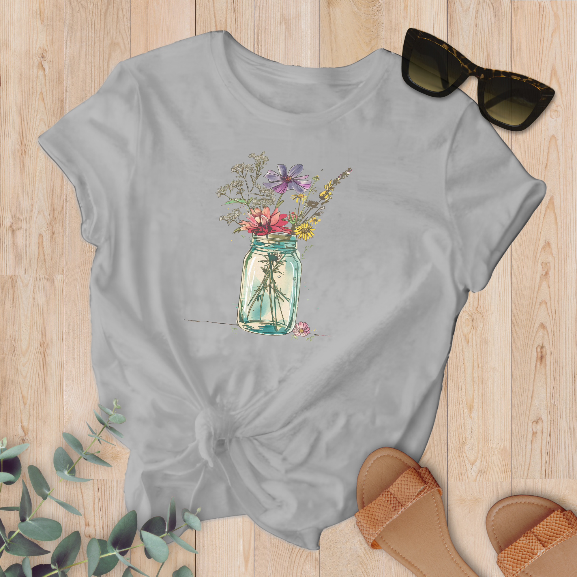 T-shirt Bouquet de fleurs
