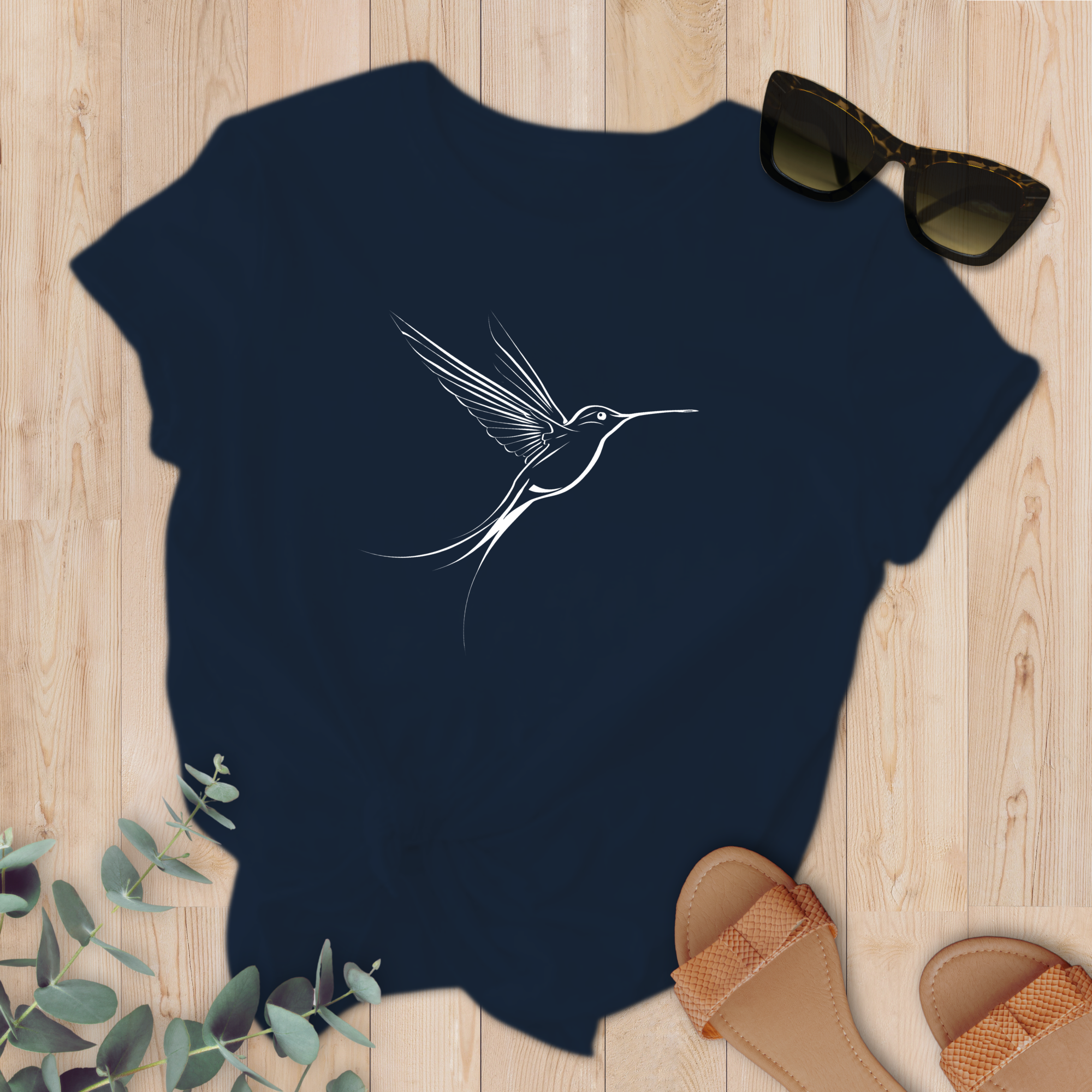 T-shirt Colibri esquissé