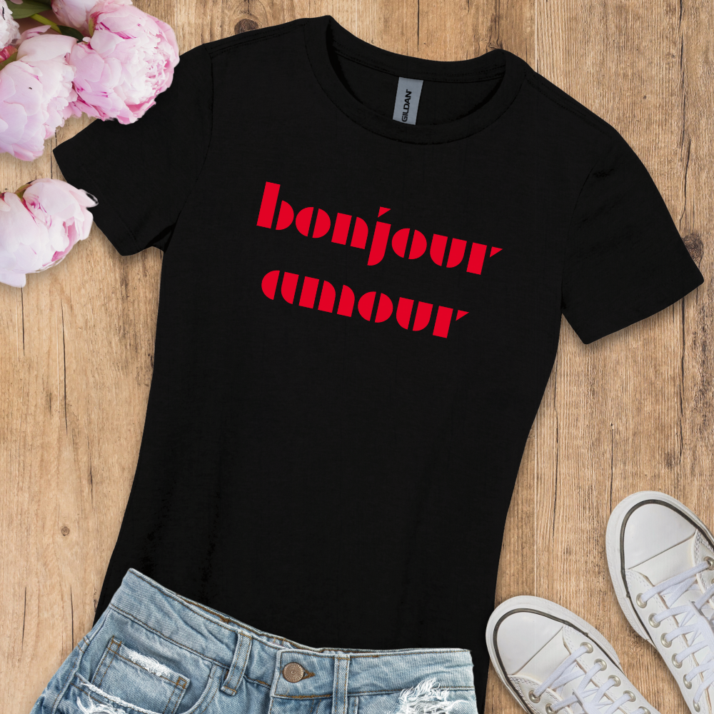 T-shirt Bonjour Amour
