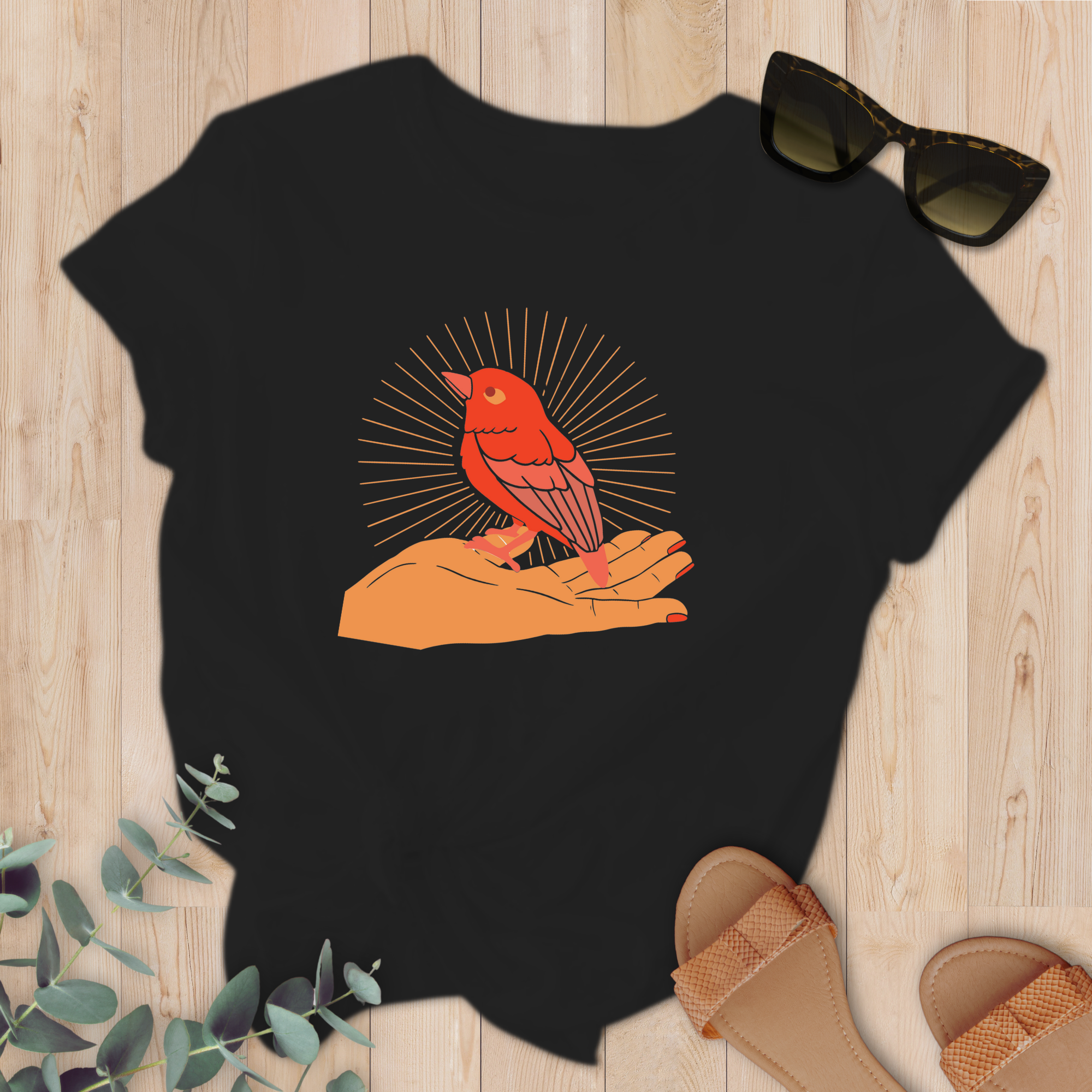 T-shirt Joli Bird