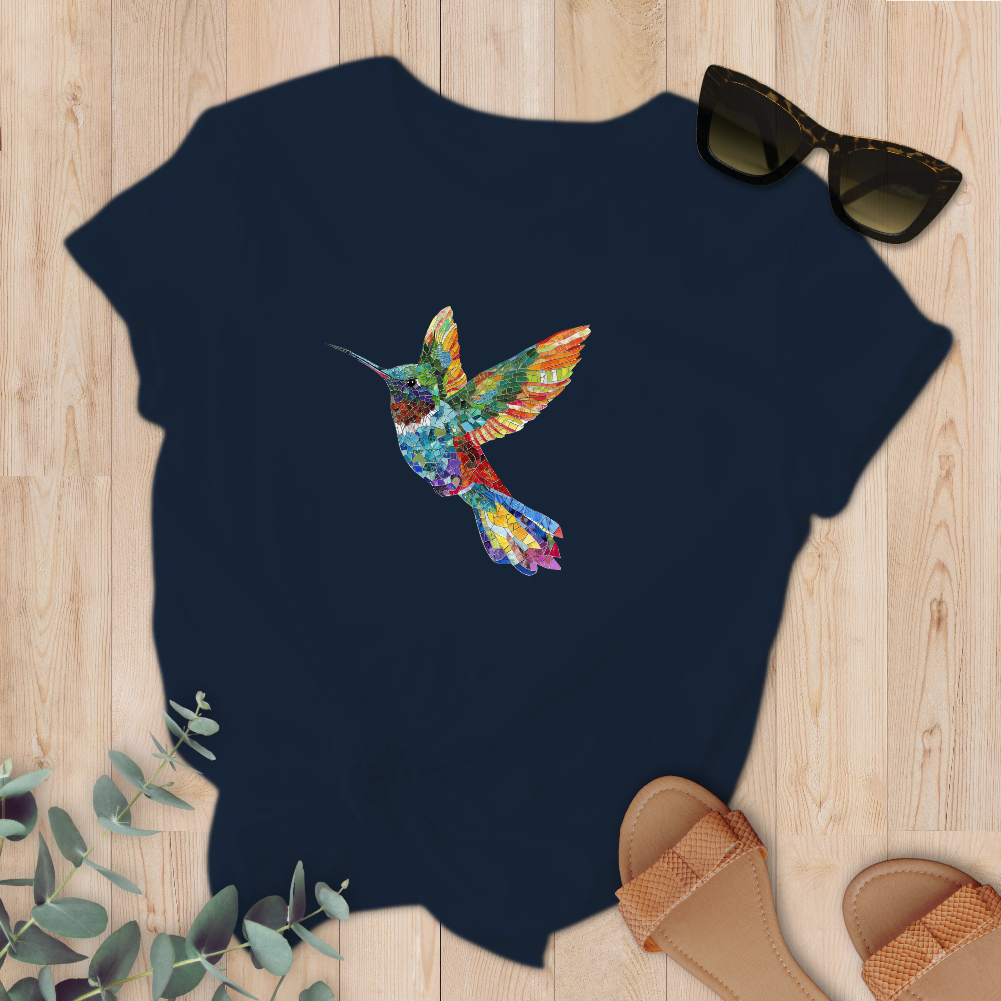 T-shirt Colibri mosaïque