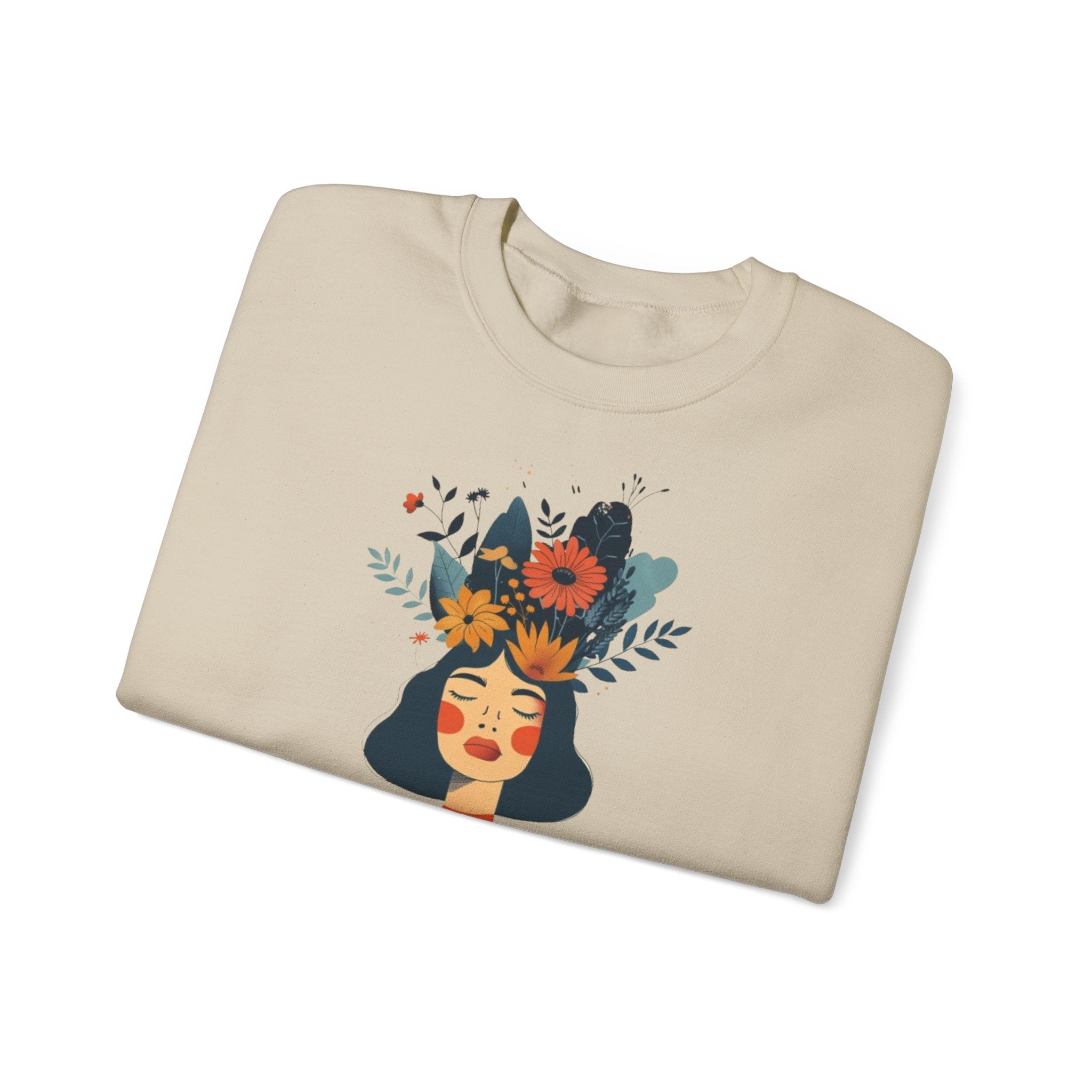Sweat Fleurs dans les pensées