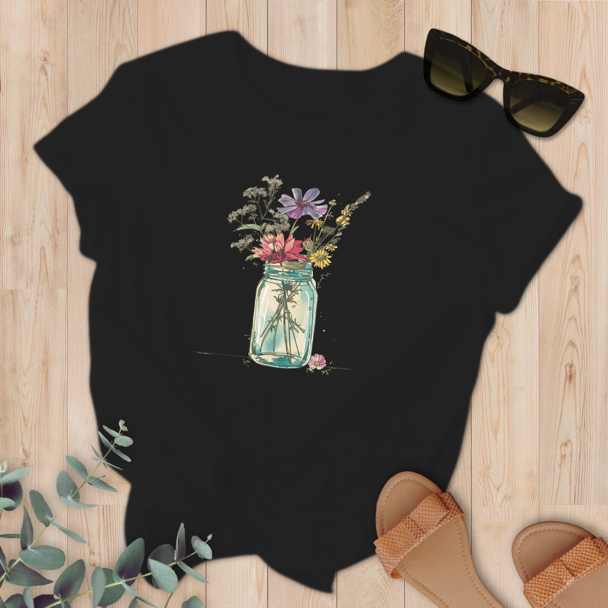T-shirt Bouquet de fleurs