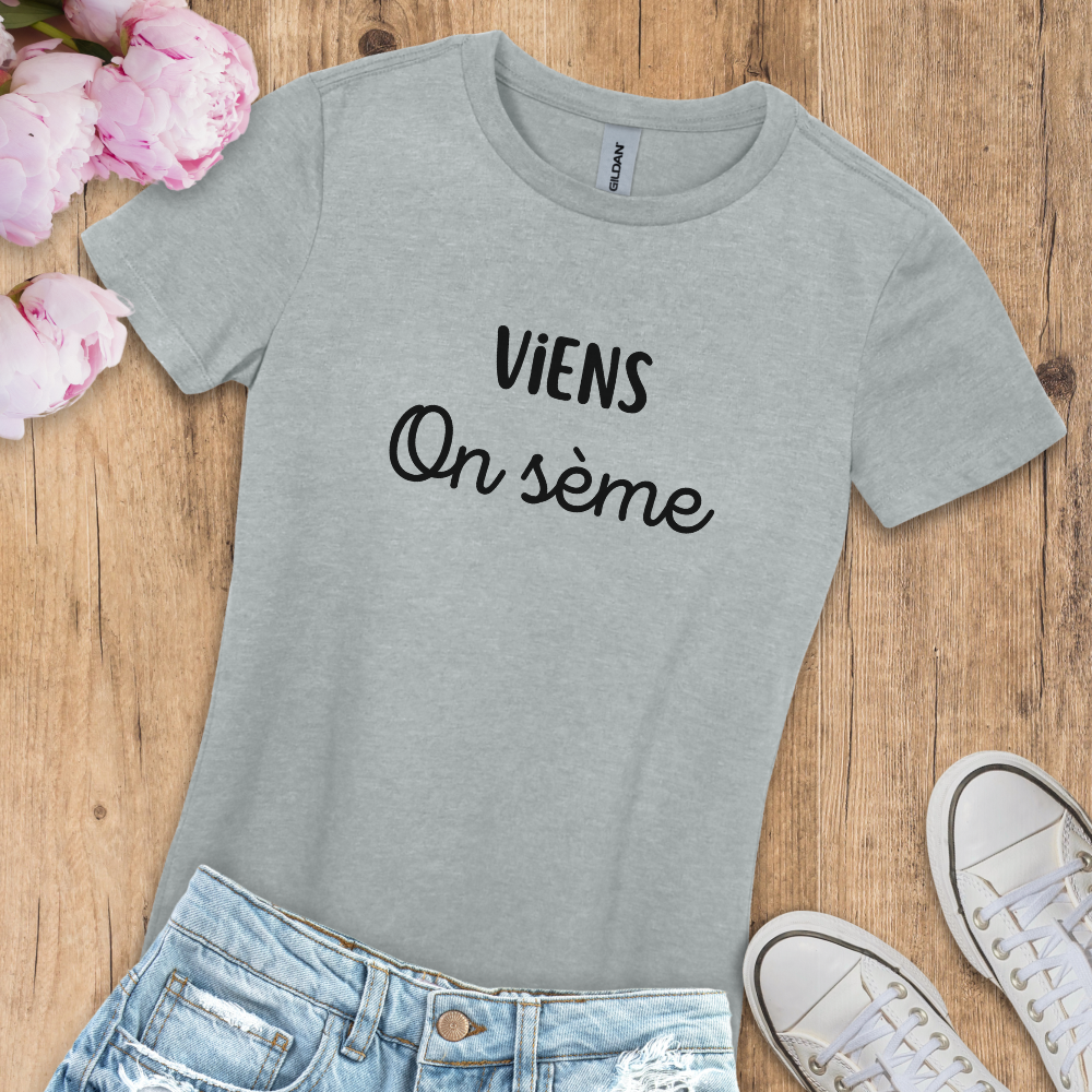 T-shirt "Viens, on sème"