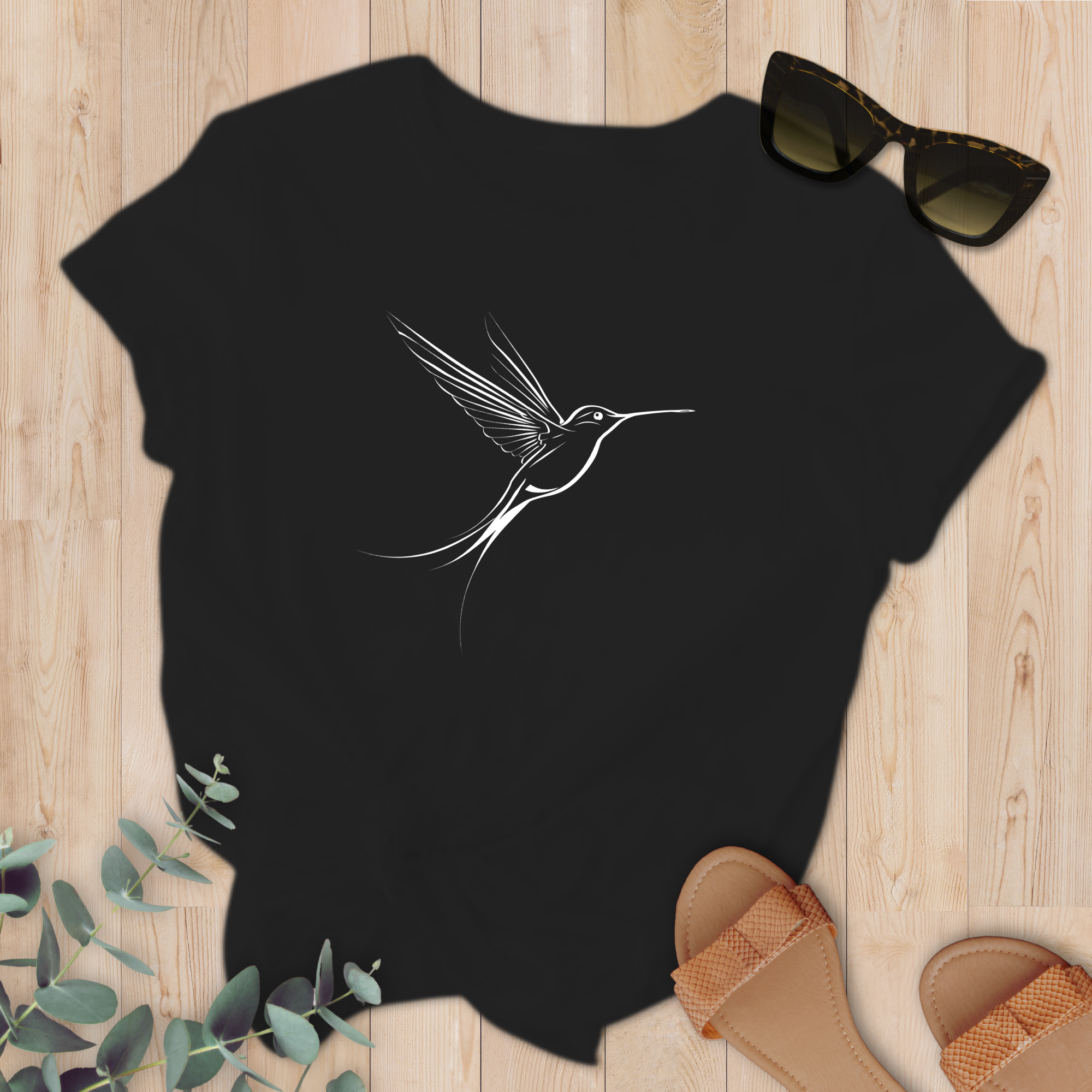 T-shirt Colibri esquissé