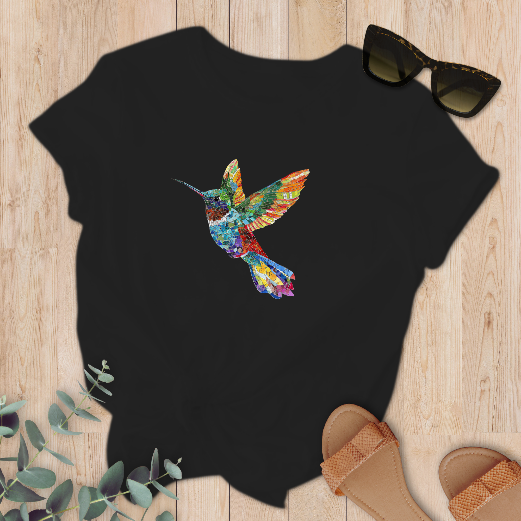 T-shirt Colibri mosaïque