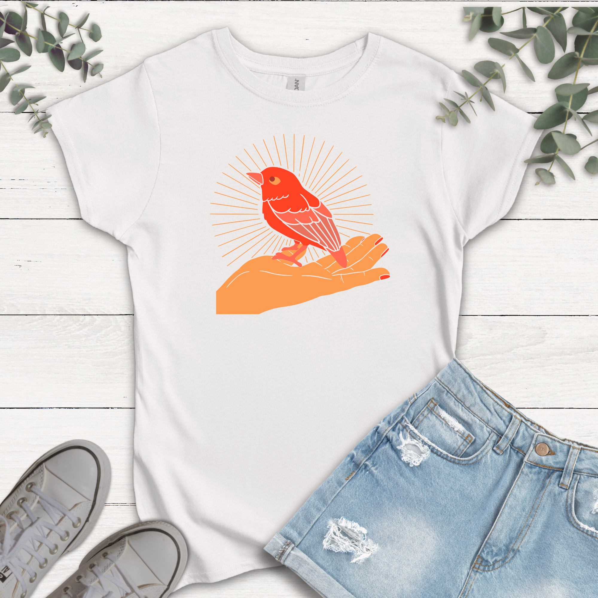 T-shirt Joli Bird