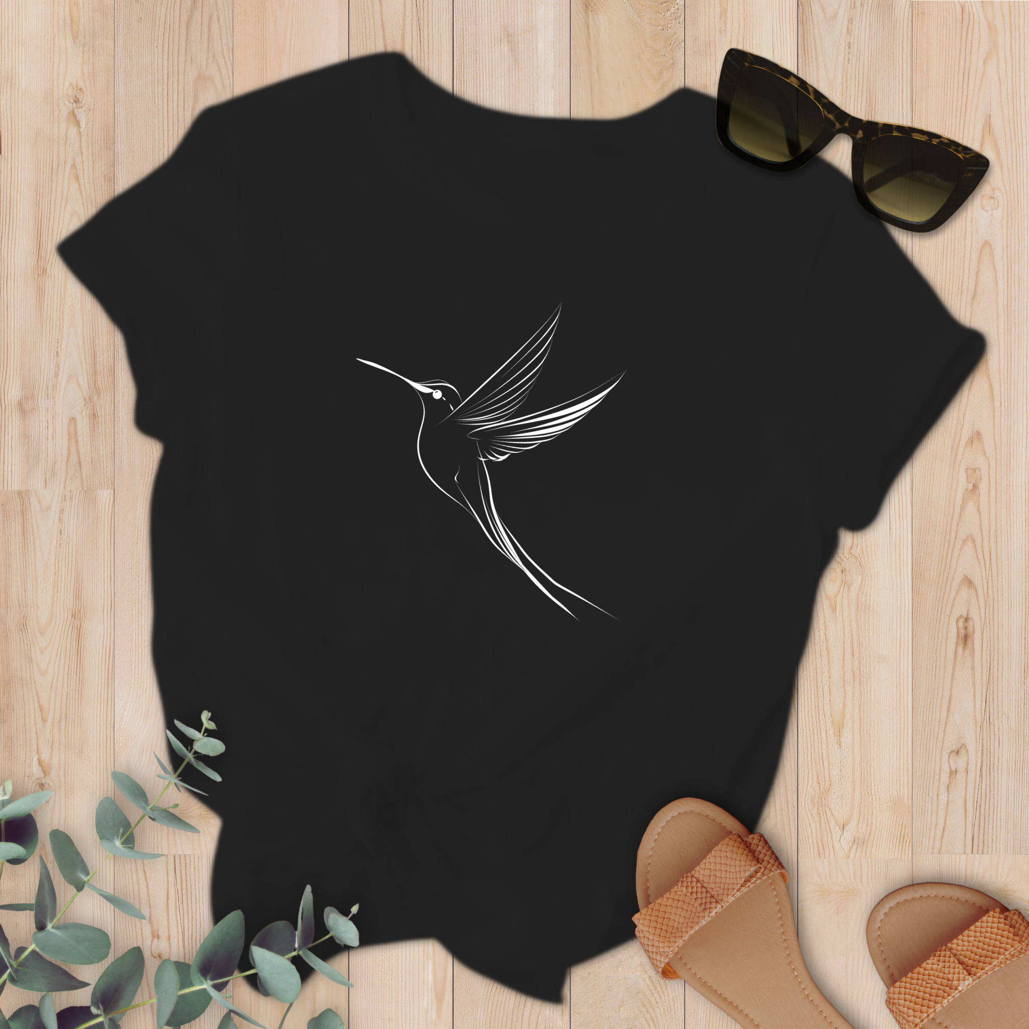 T-shirt Colibri stylisé
