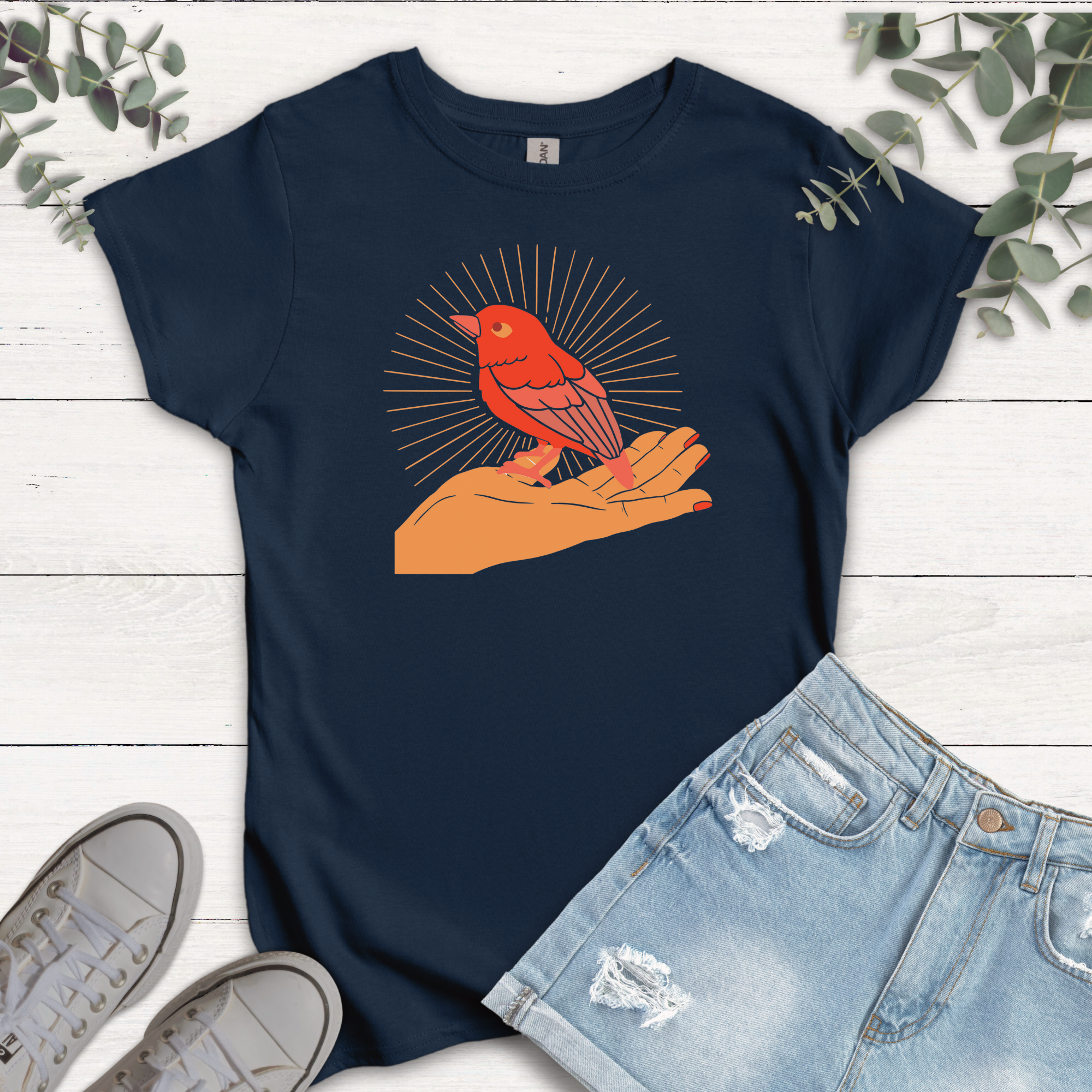 T-shirt Joli Bird