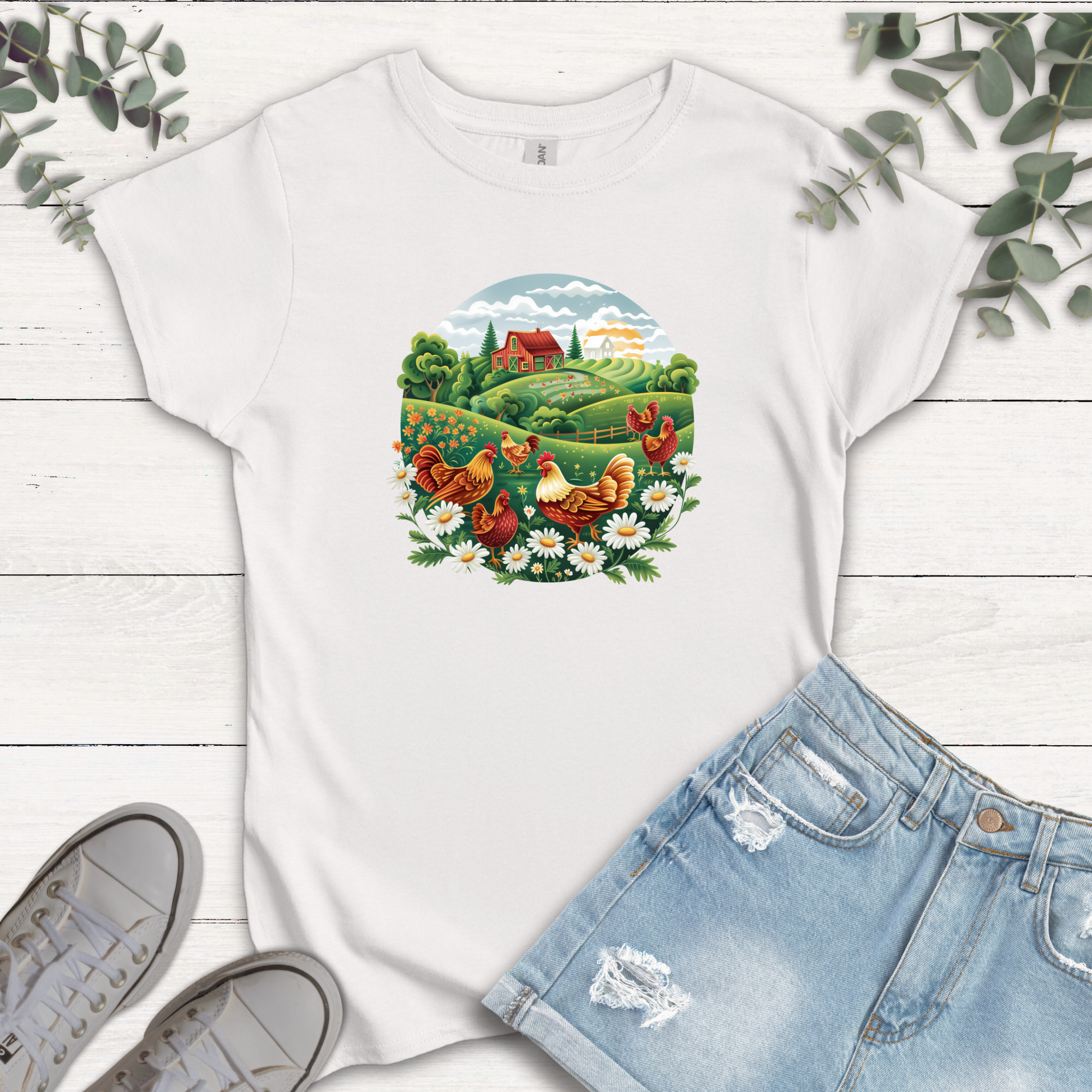 T-shirt Ferme Cottagecore
