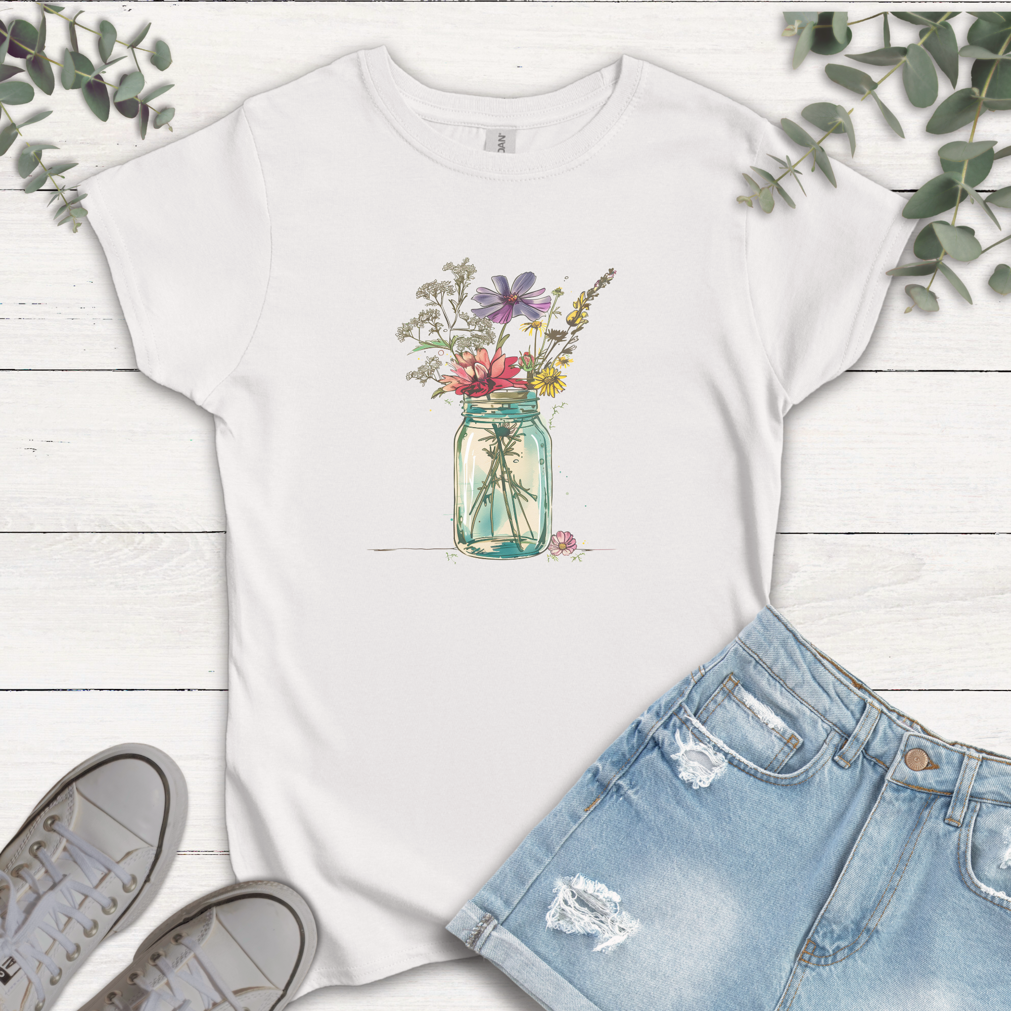 T-shirt Bouquet de fleurs