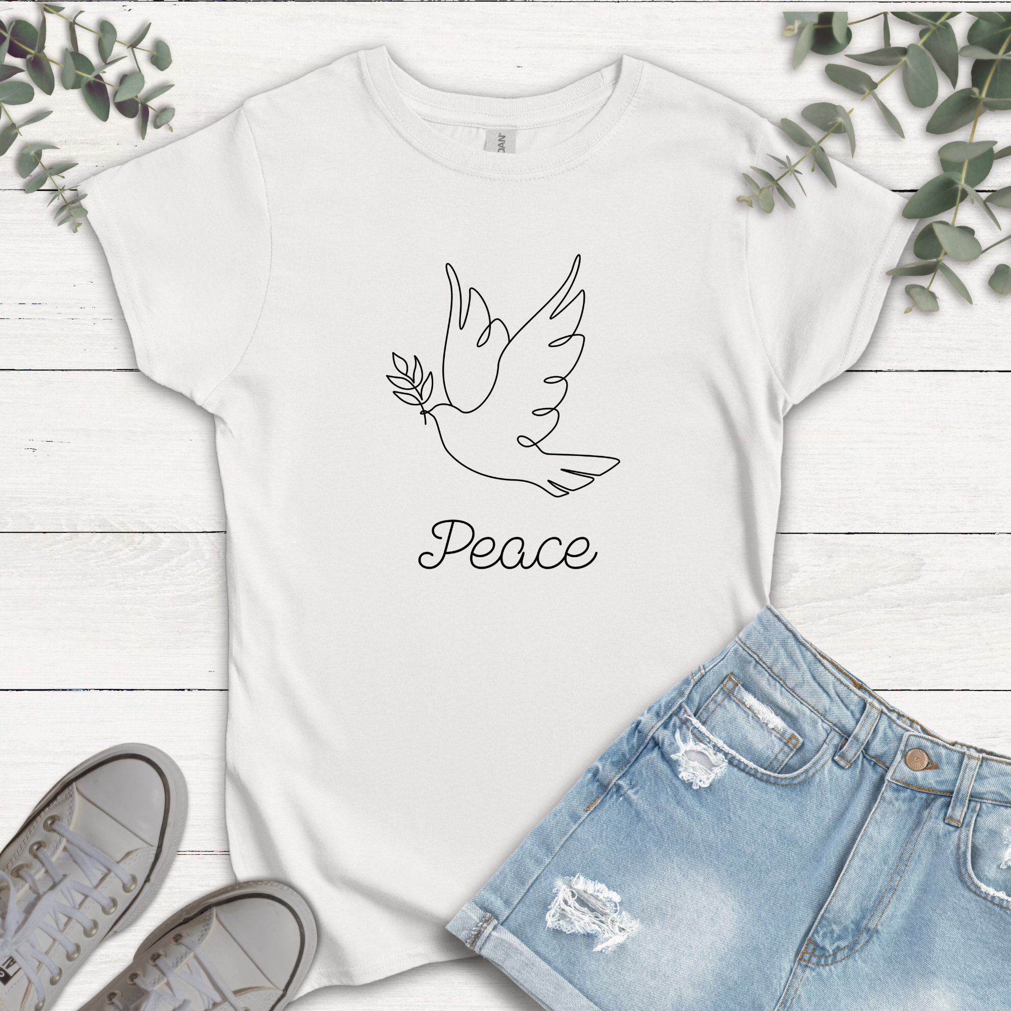 T-shirt Colombe de la Paix