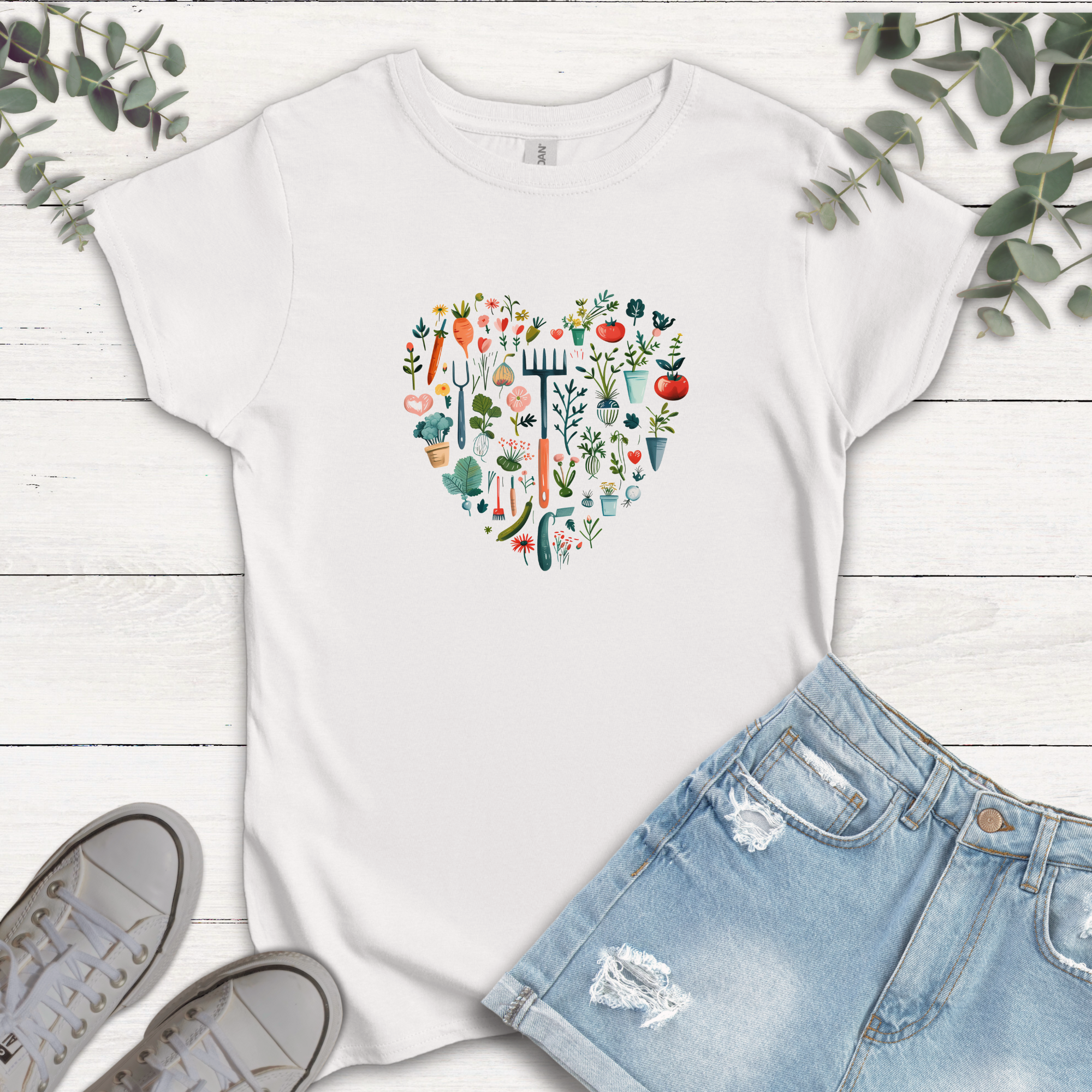 T-shirt Cœur de jardin