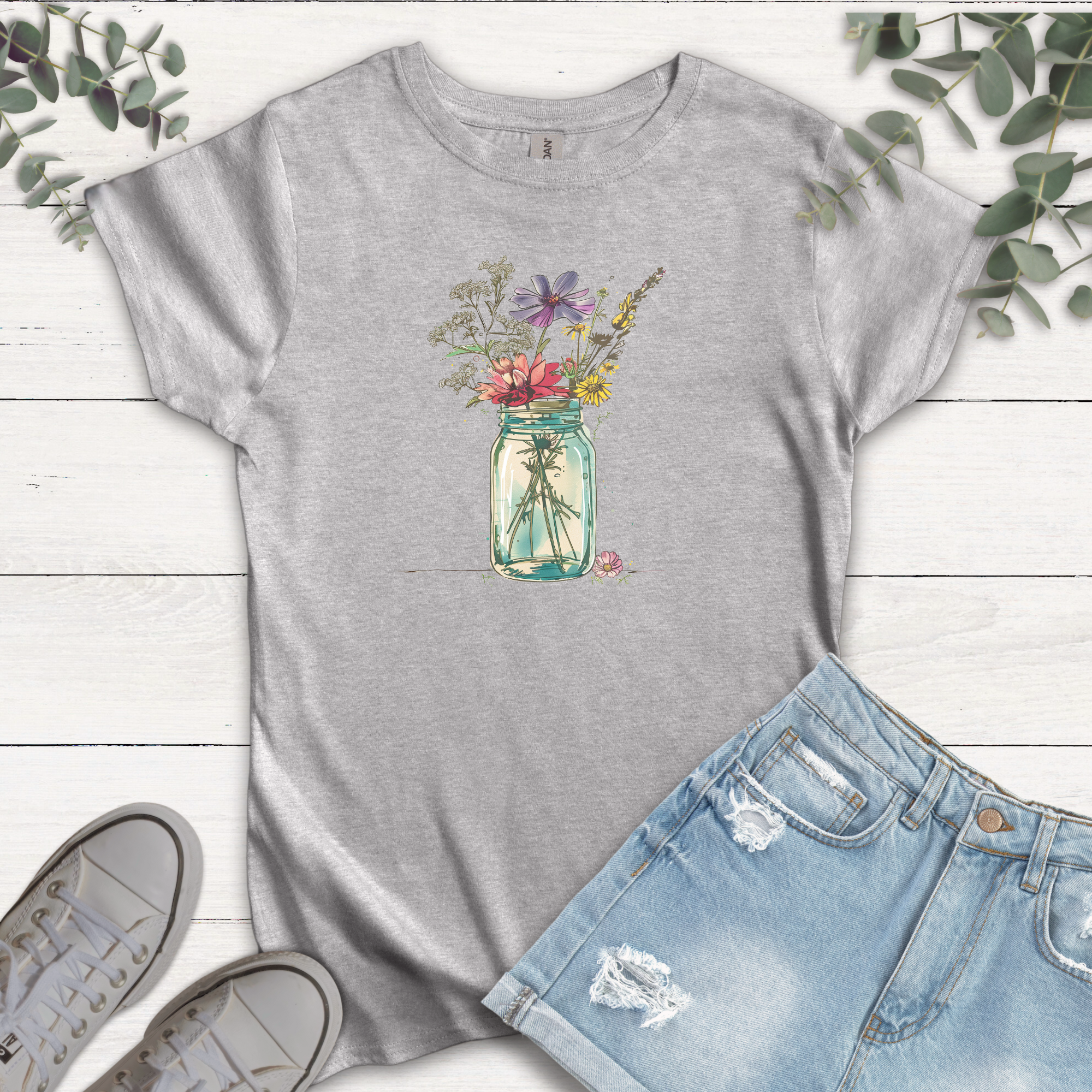 T-shirt Bouquet de fleurs