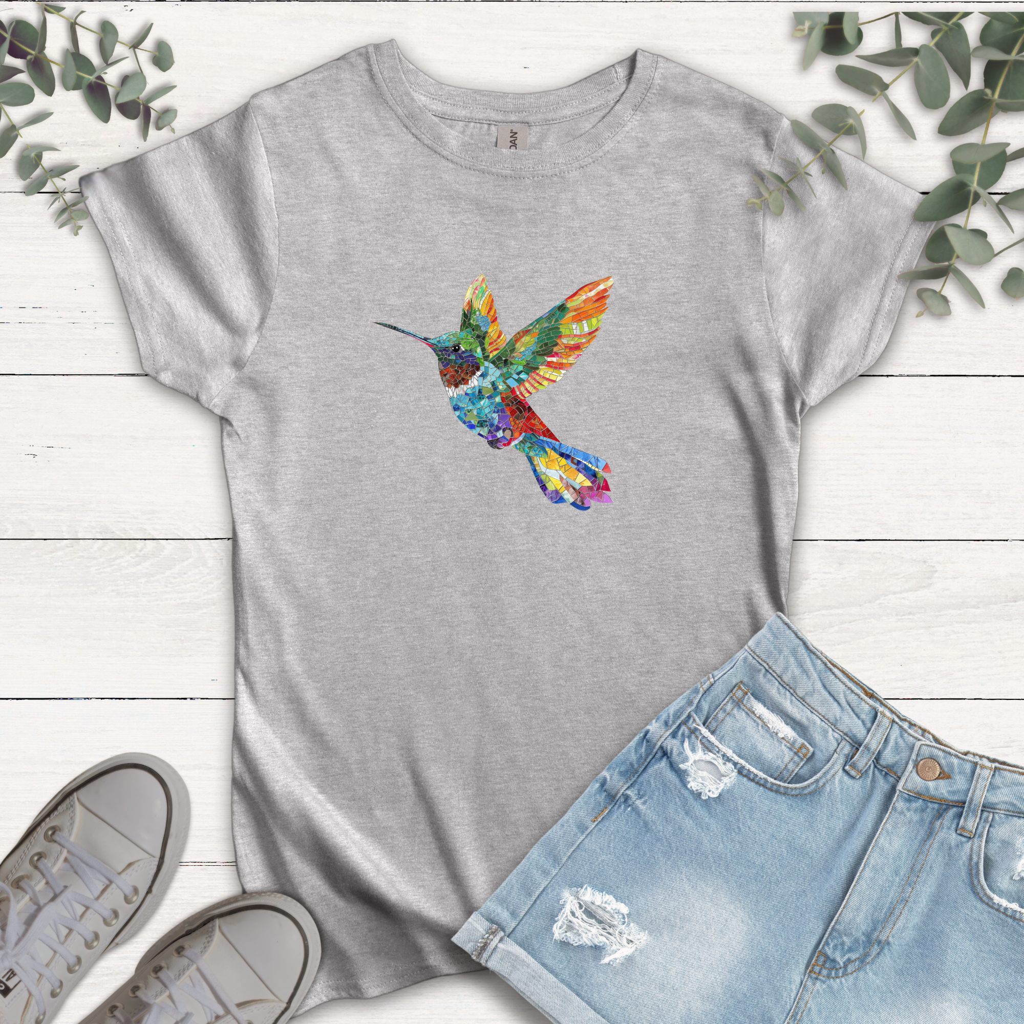 T-shirt Colibri mosaïque