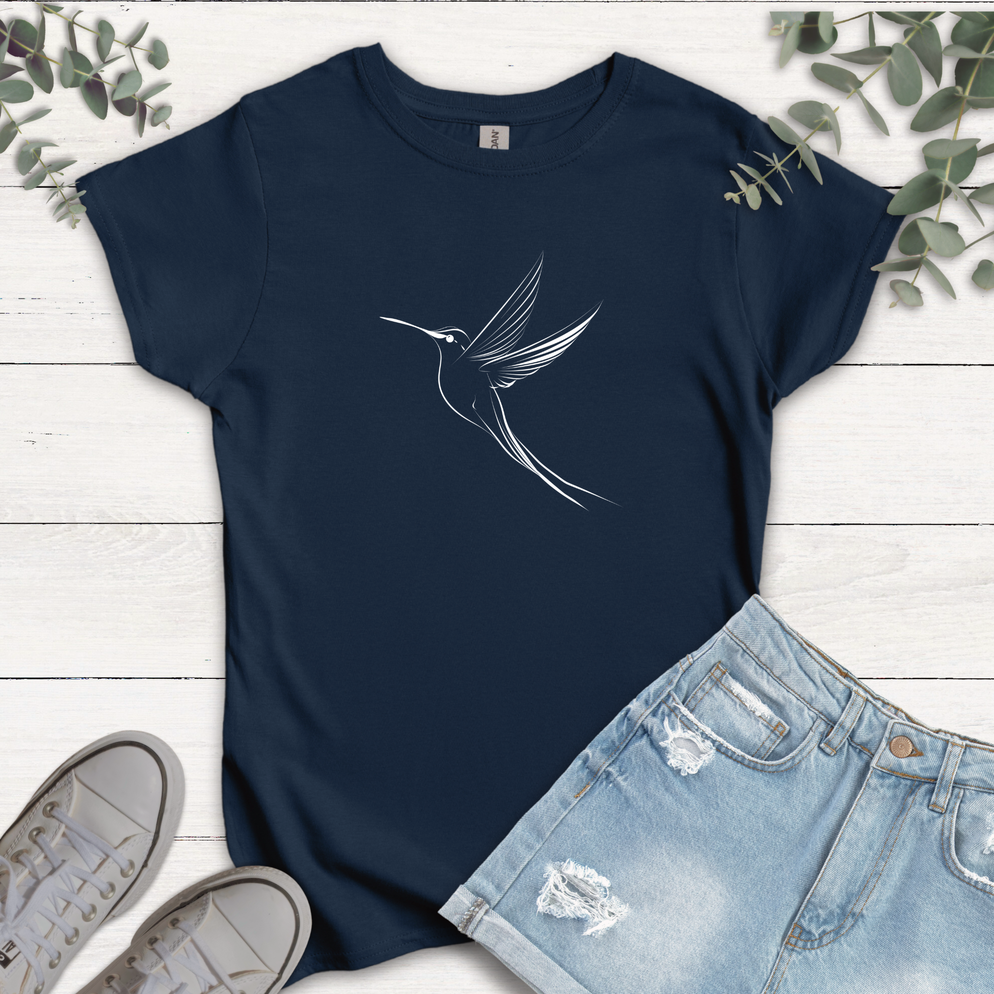 T-shirt Colibri stylisé