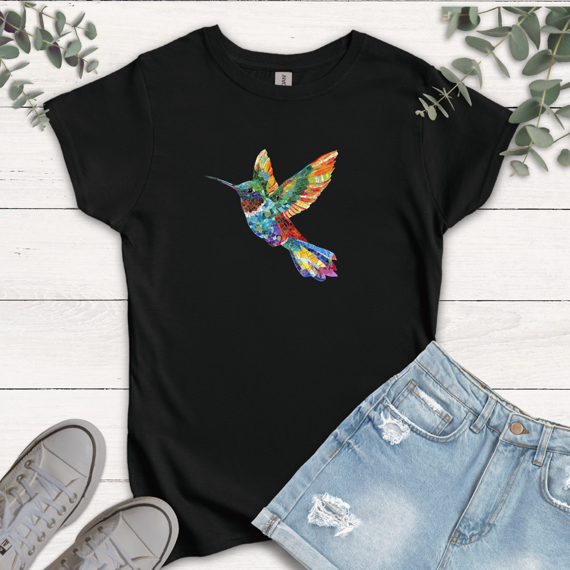 T-shirt Colibri mosaïque