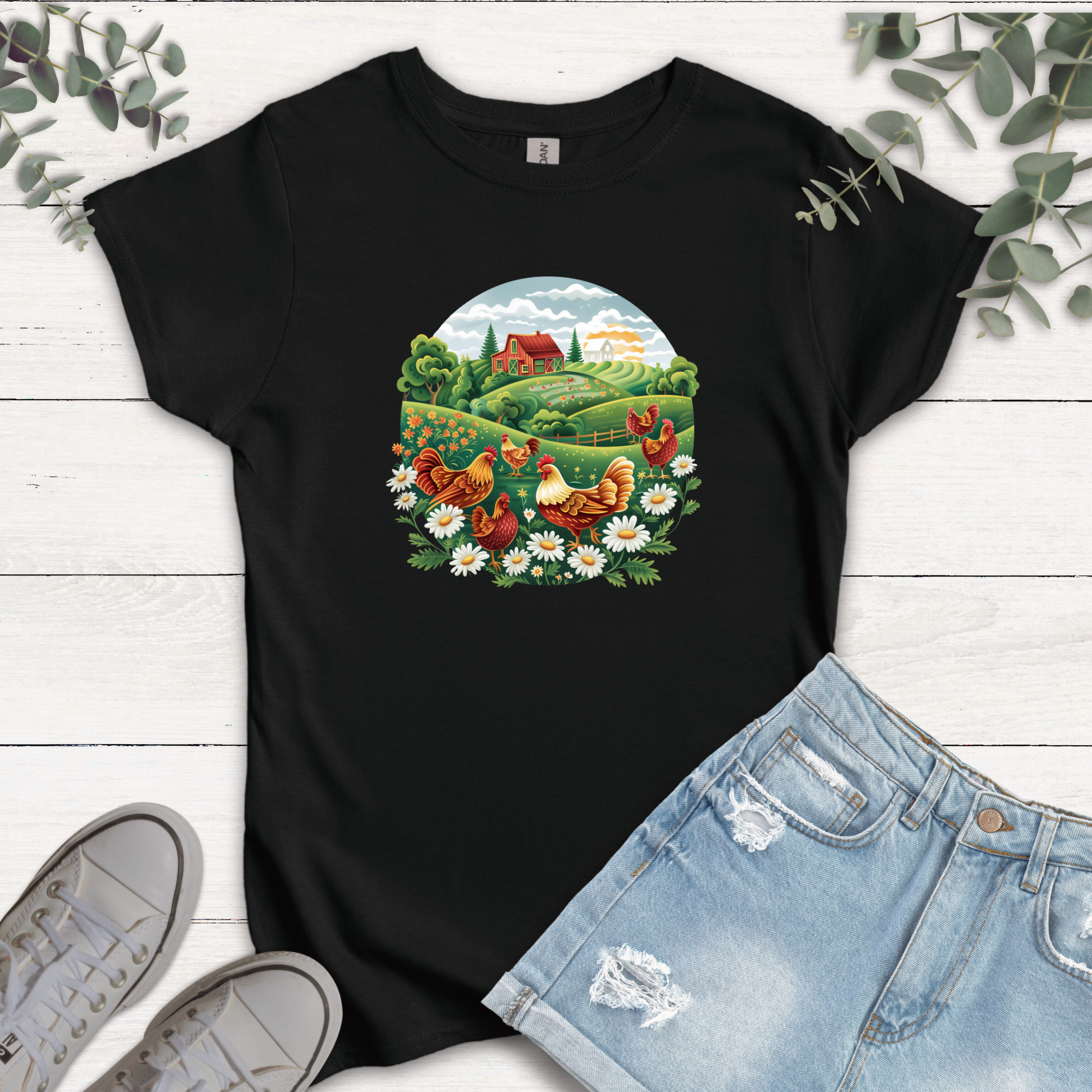 T-shirt Ferme Cottagecore
