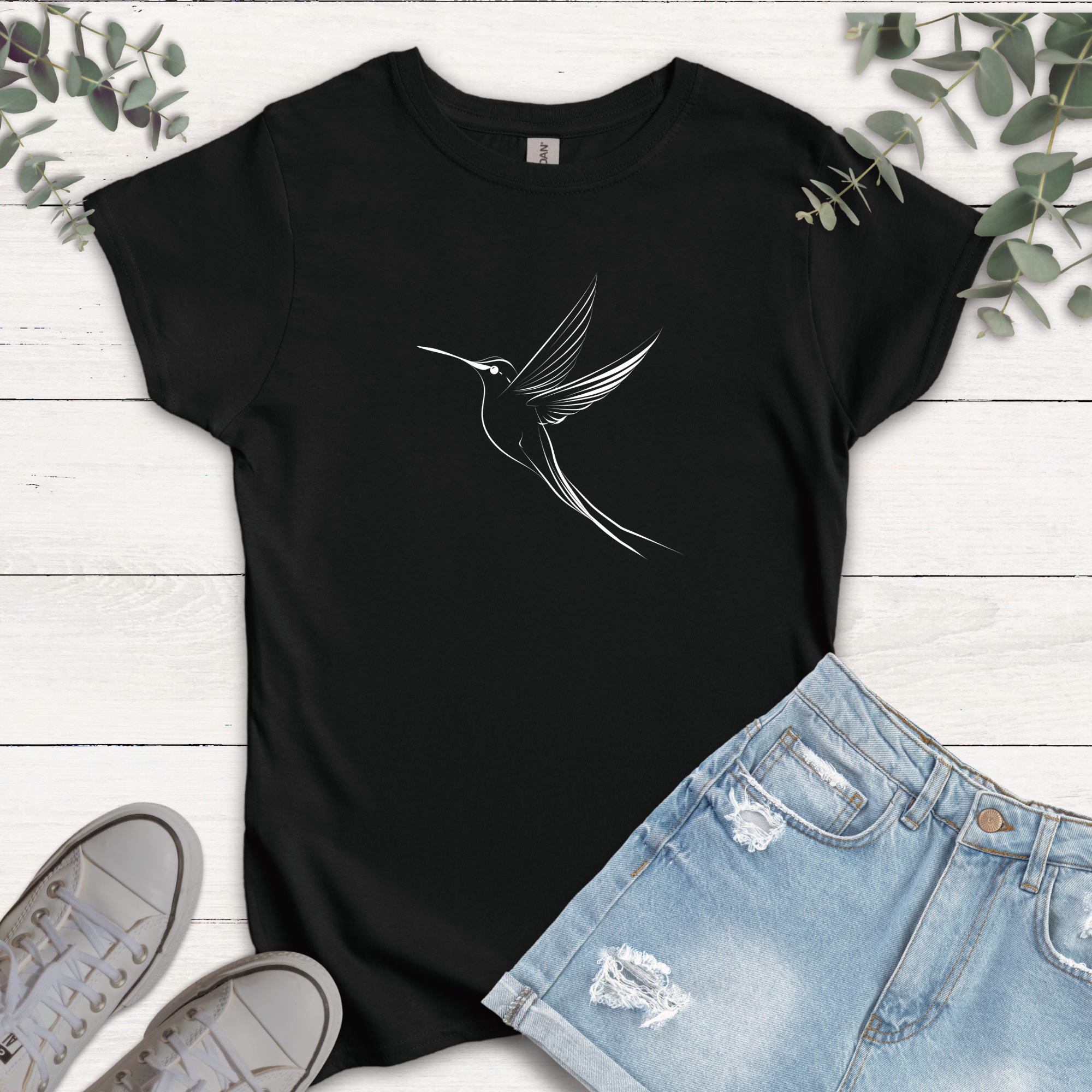 T-shirt Colibri stylisé