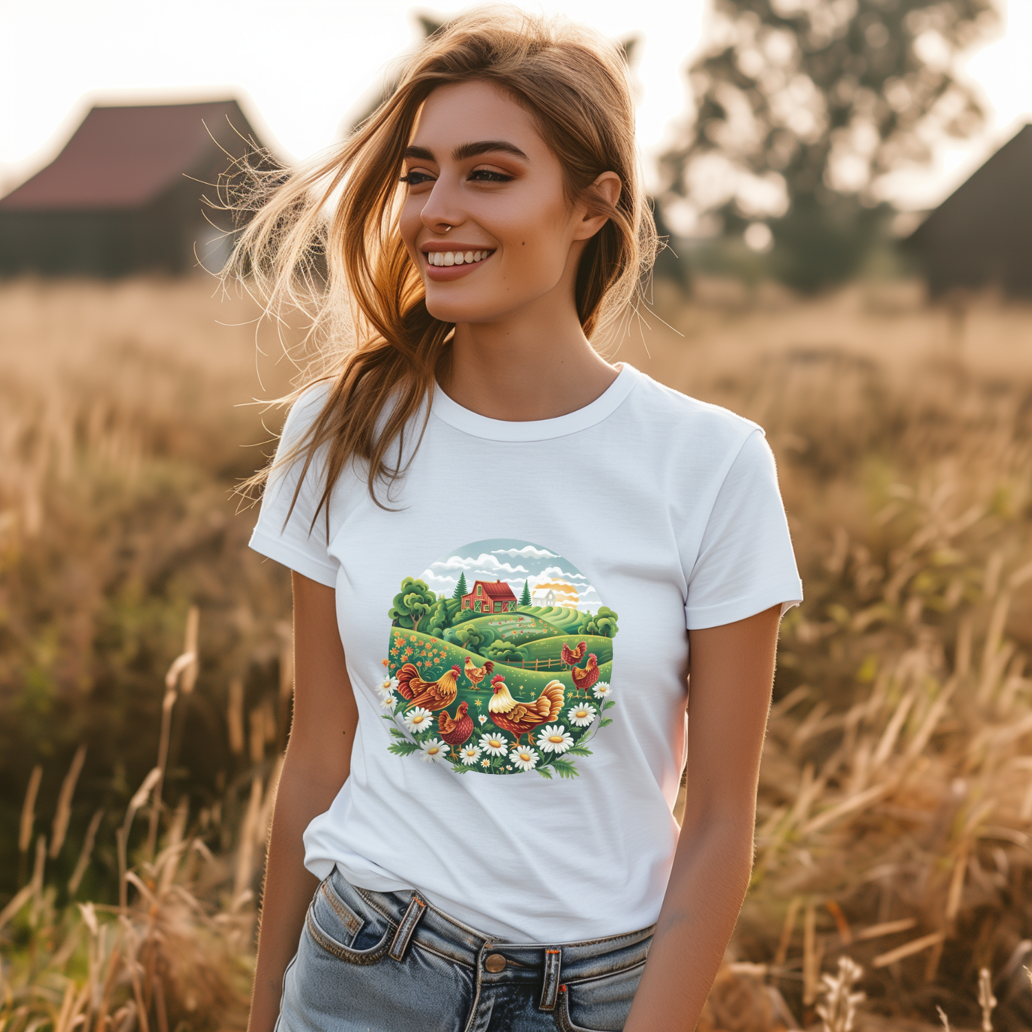 T-shirt Ferme Cottagecore