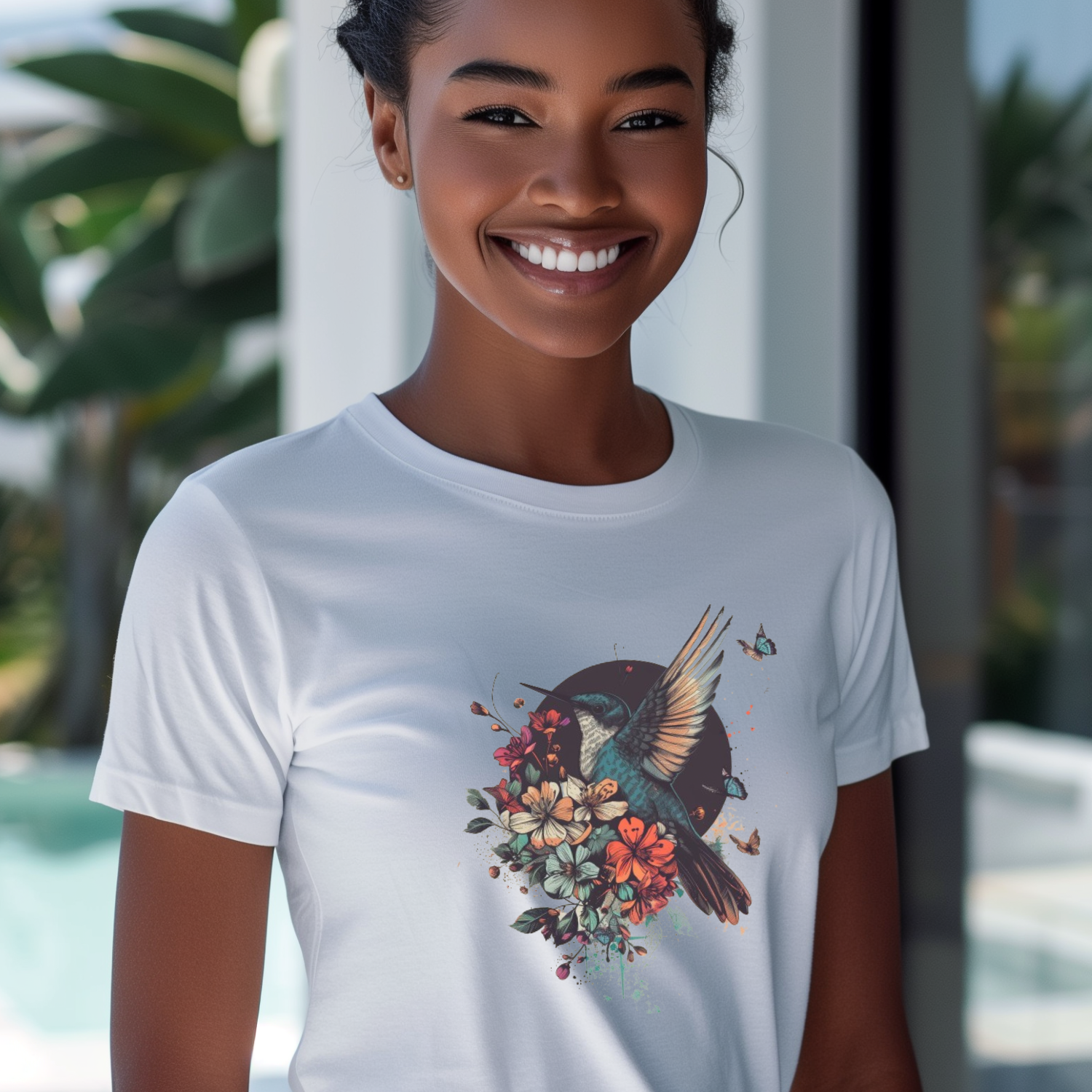 T-shirt Colibri on the Moon