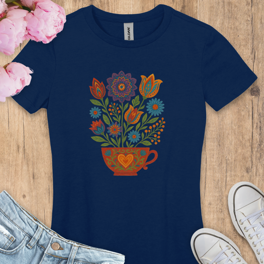 T-shirt Bohemian Floral Tea
