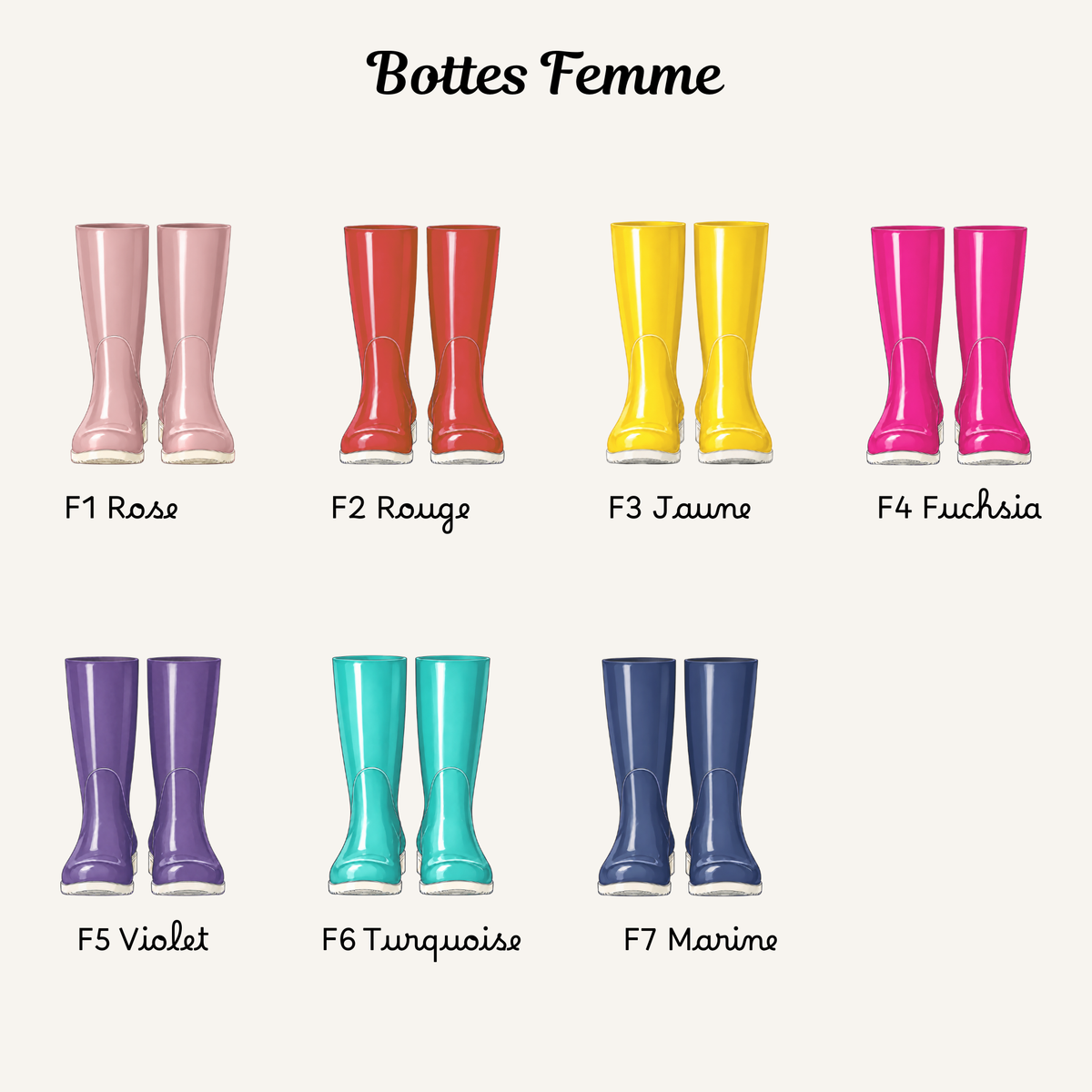 T-shirt personnalisé femme - Nos Bottes fleuries