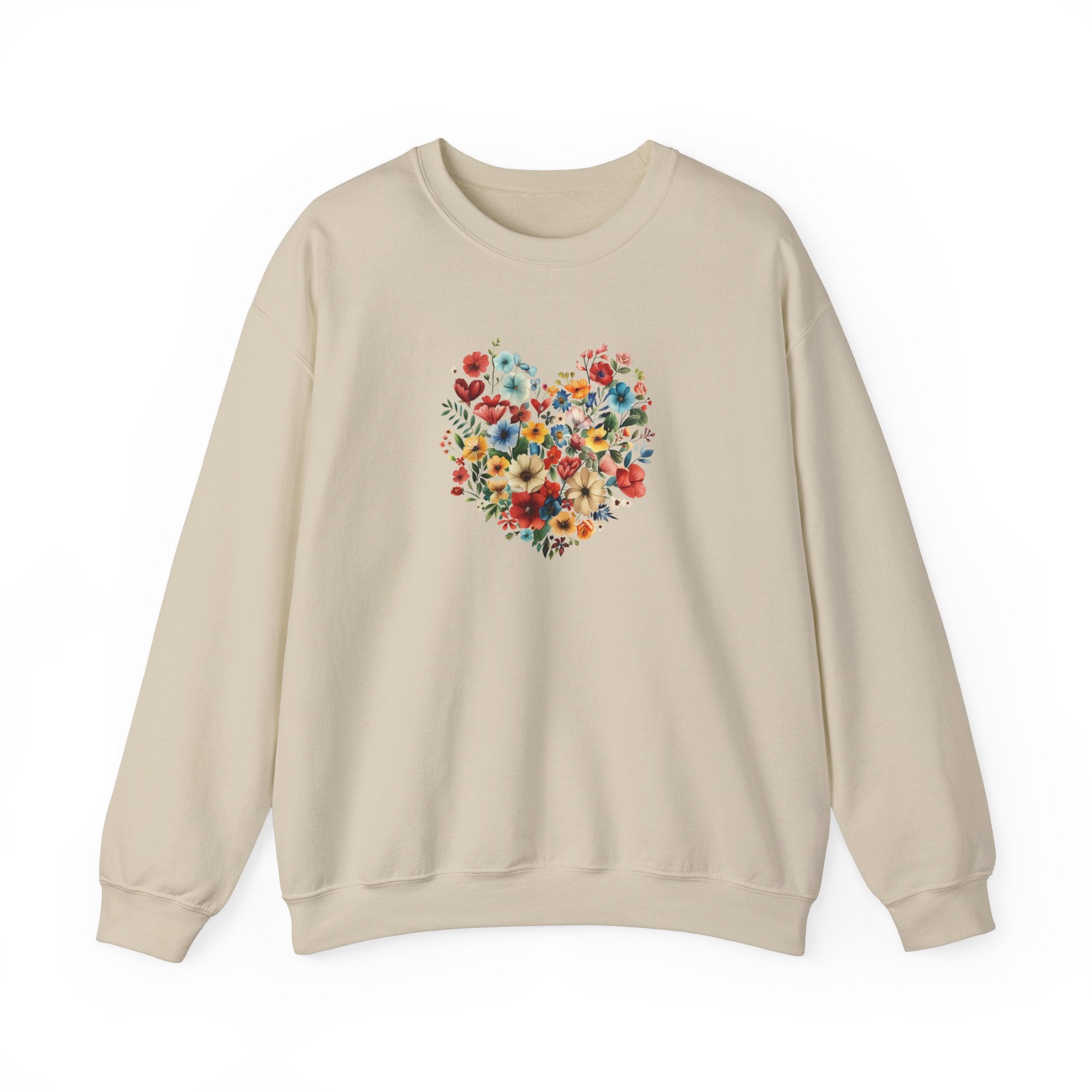 Sweat Cœur de fleurs