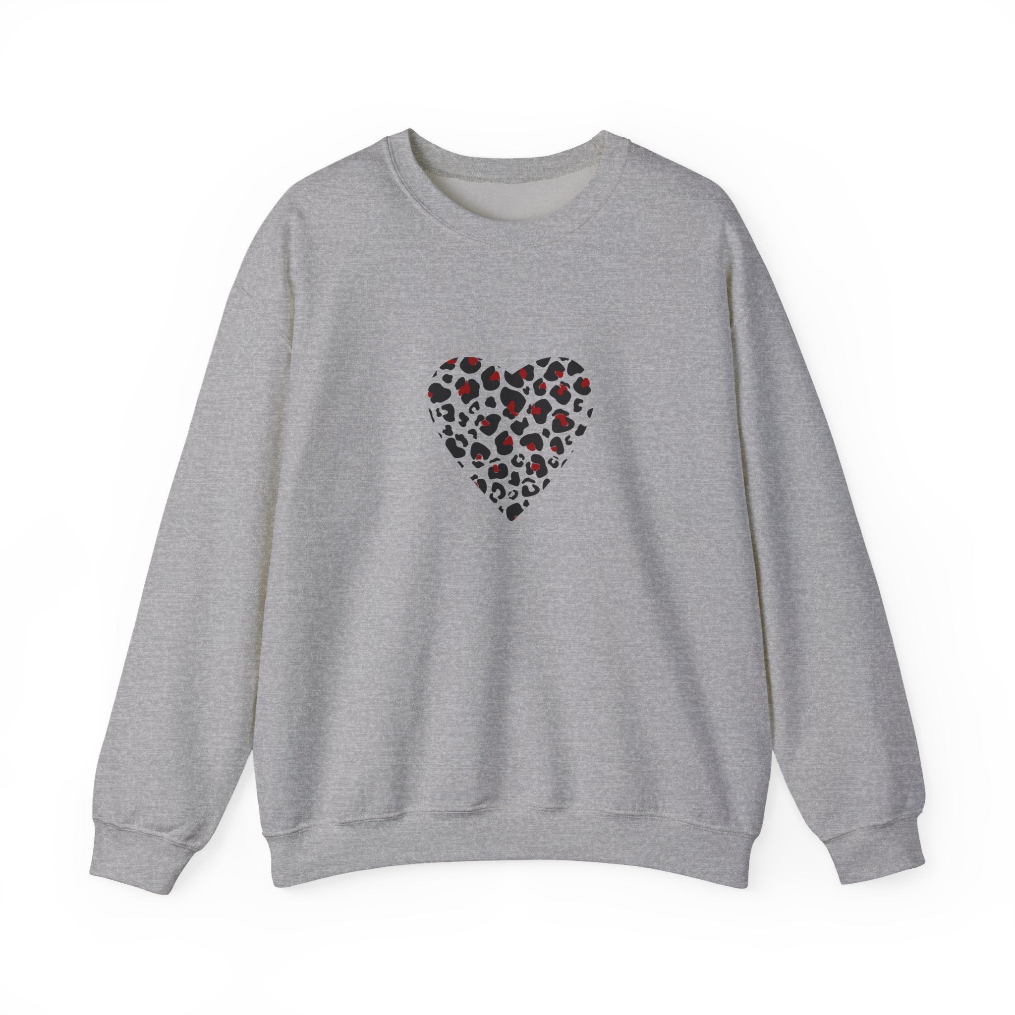 Sweat Cœur Léopard