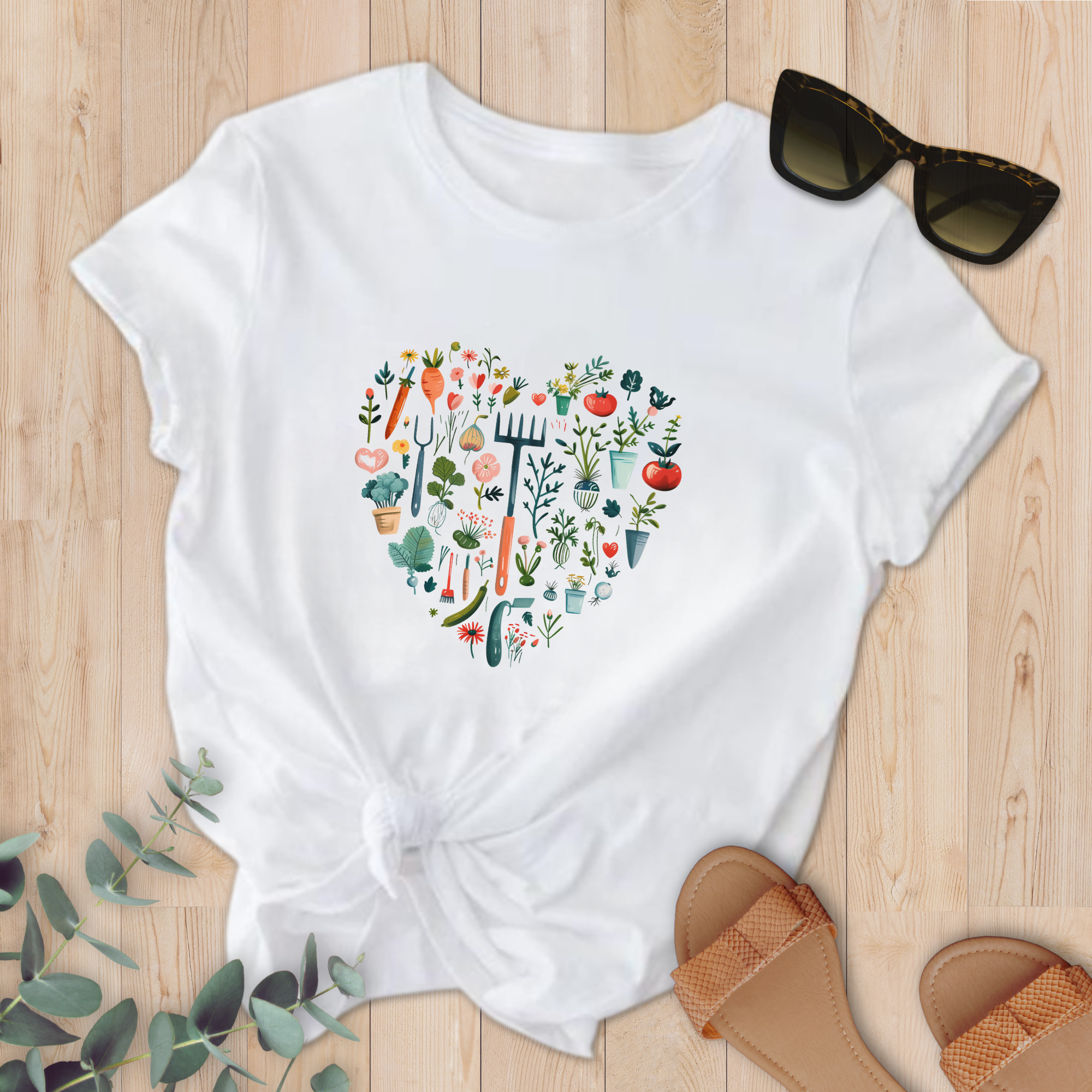 T-shirt Cœur de jardin