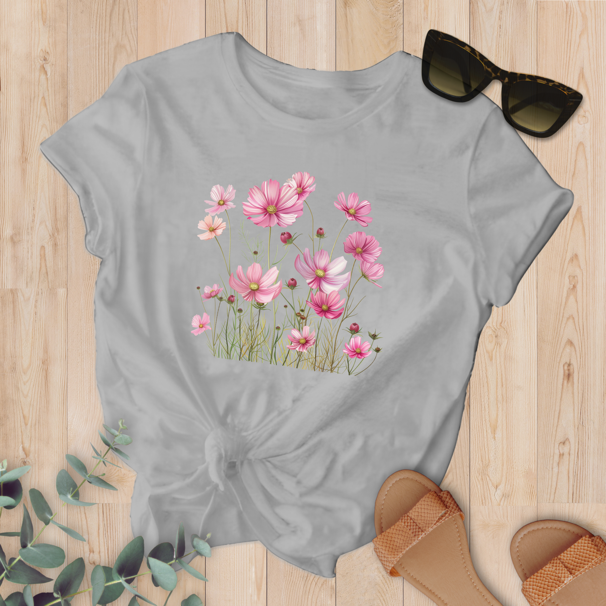 T-shirt Cosmos Rose