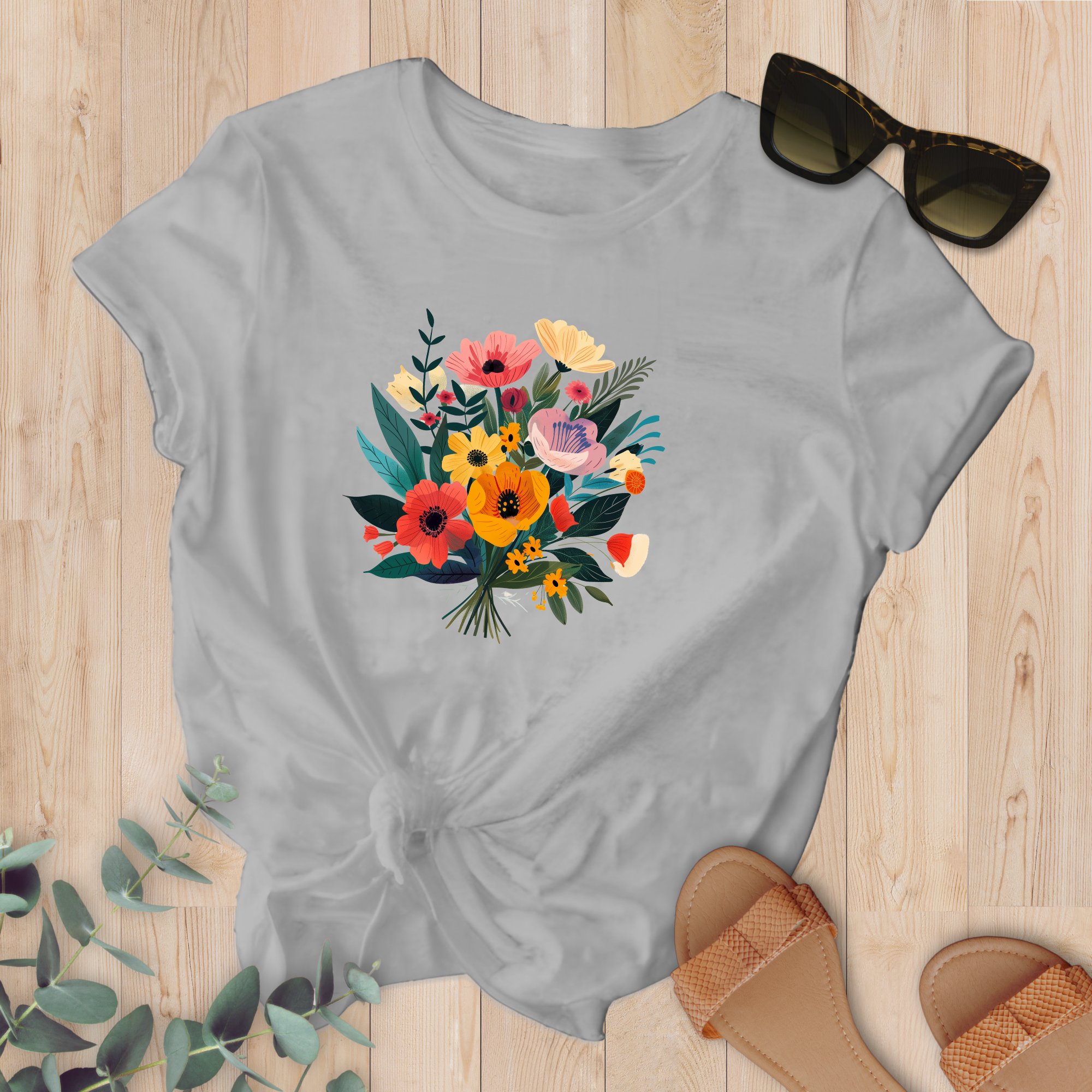 T-shirt Bouquet Vintage