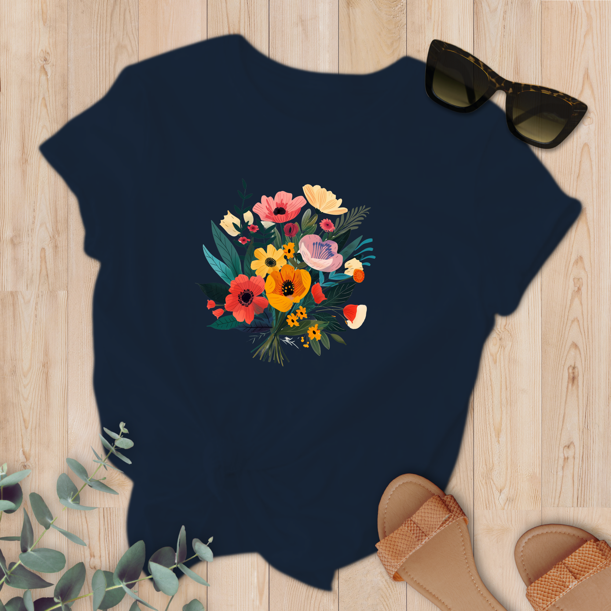 T-shirt Bouquet Vintage