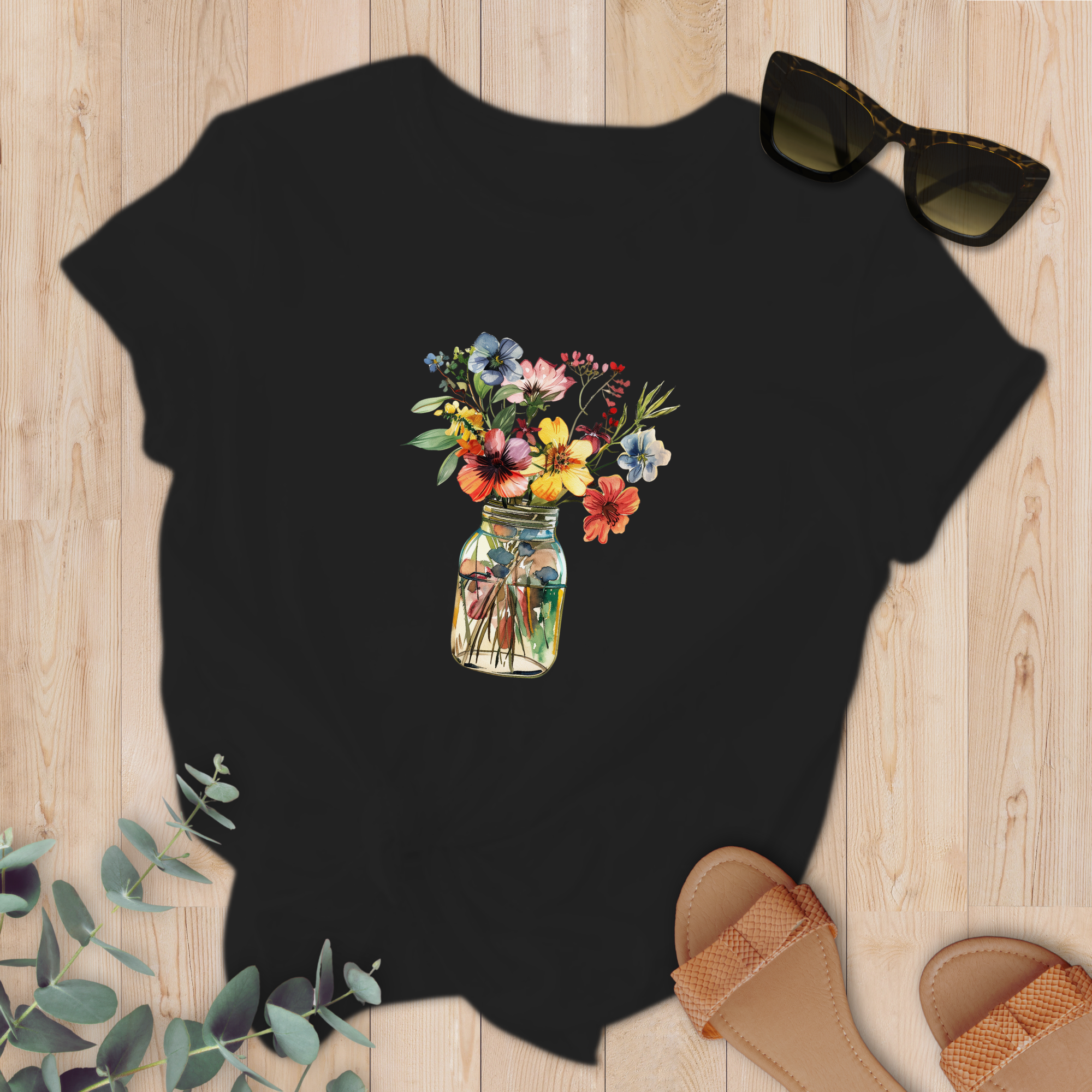 T-shirt Bouquet de fleurs sauvages