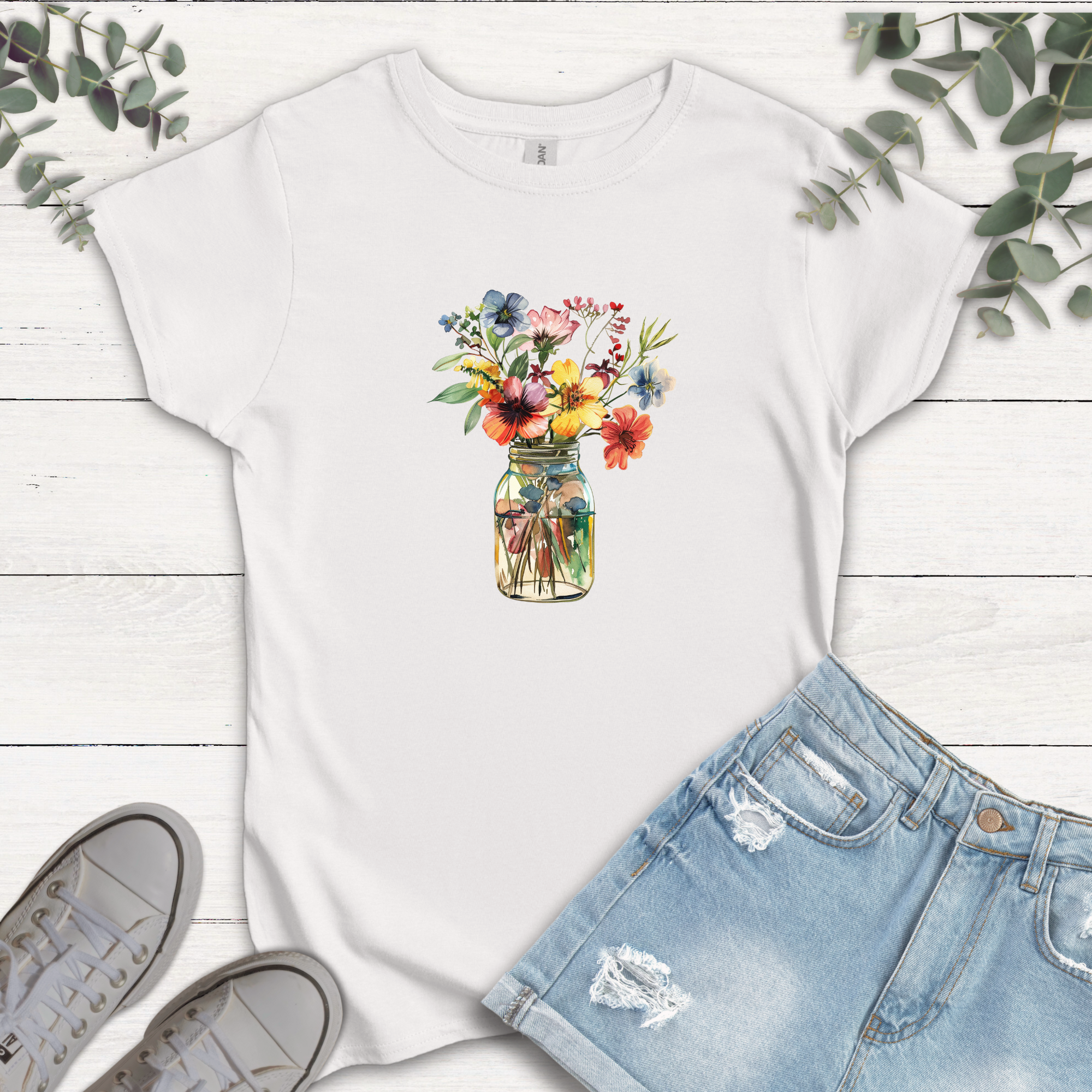 T-shirt Bouquet de fleurs sauvages