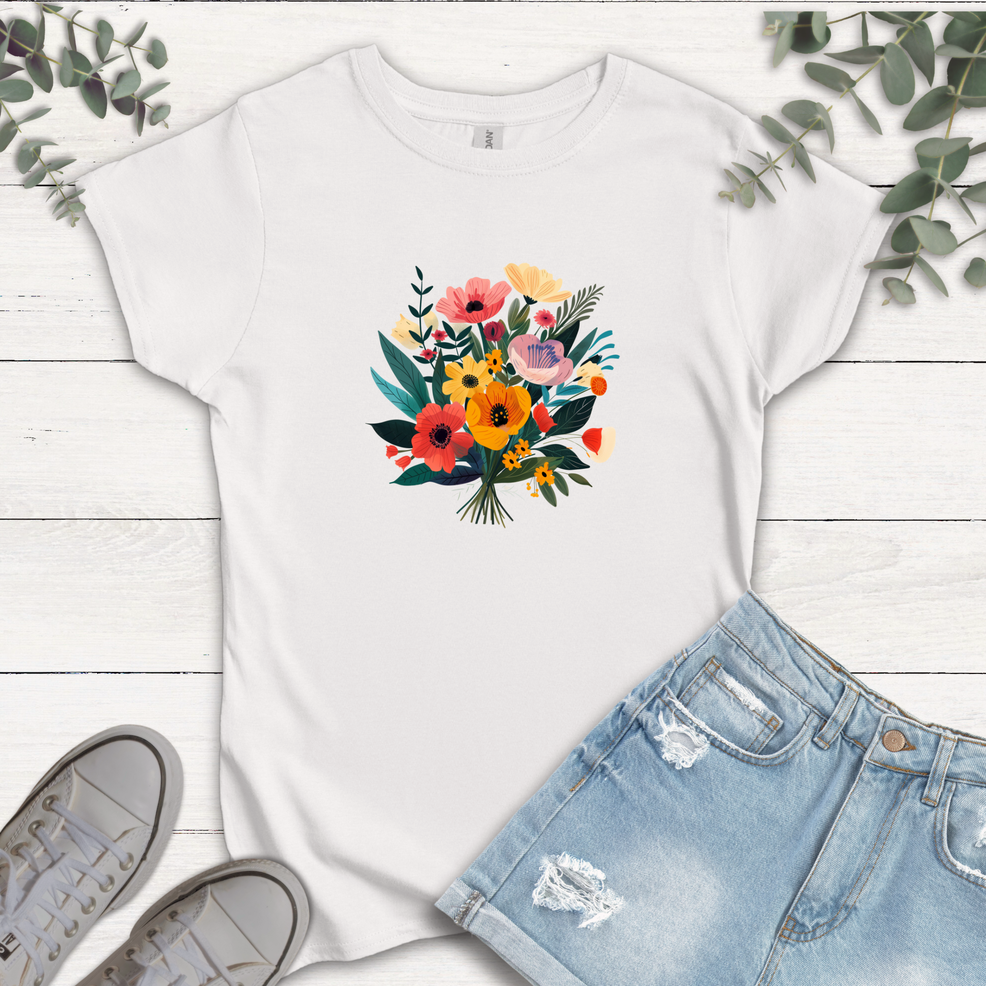 T-shirt Bouquet Vintage